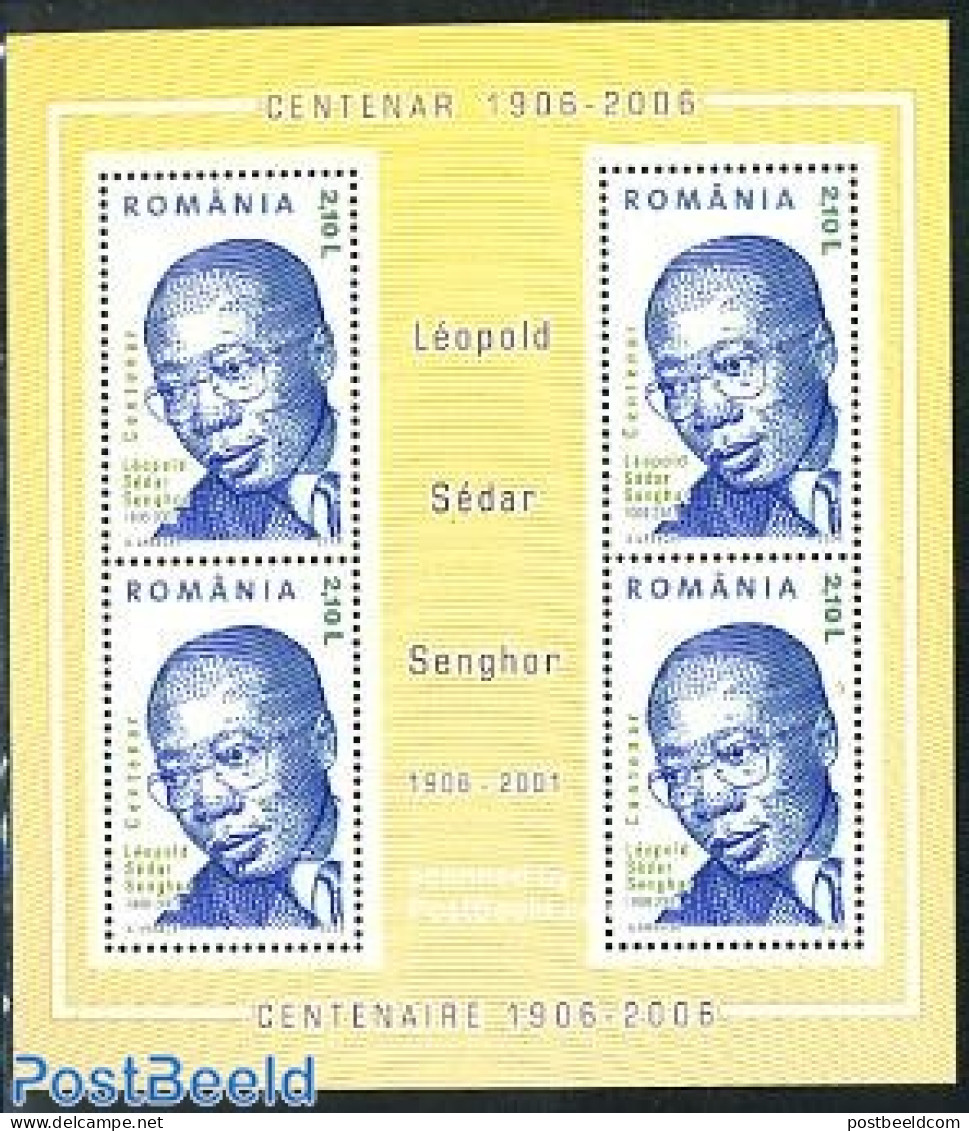 Romania 2006 Leopold Sedar Senghor S/s, Mint NH - Unused Stamps