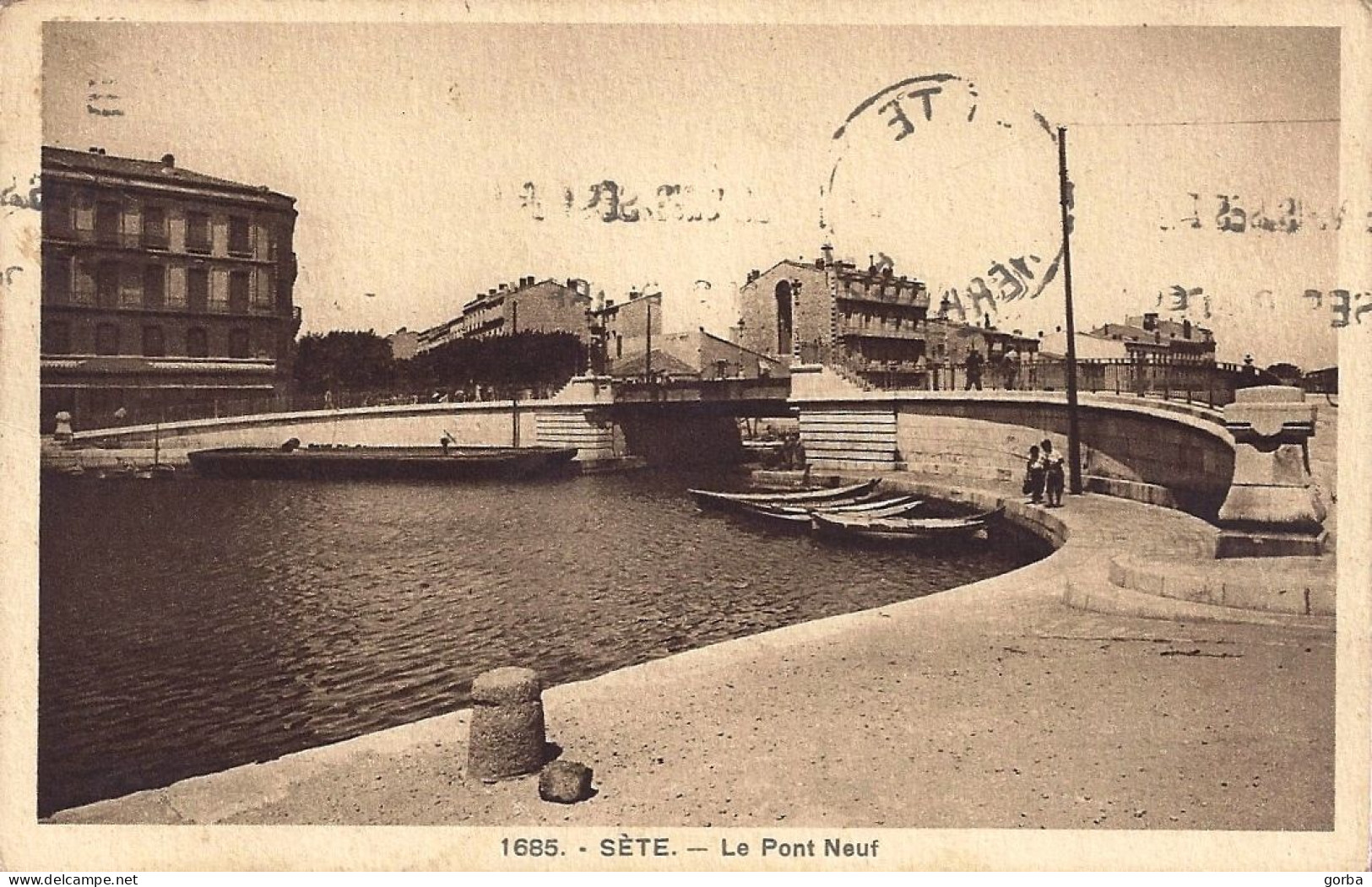 *CPA  - 34 - SETE - Le Pont Neuf - Sete (Cette)