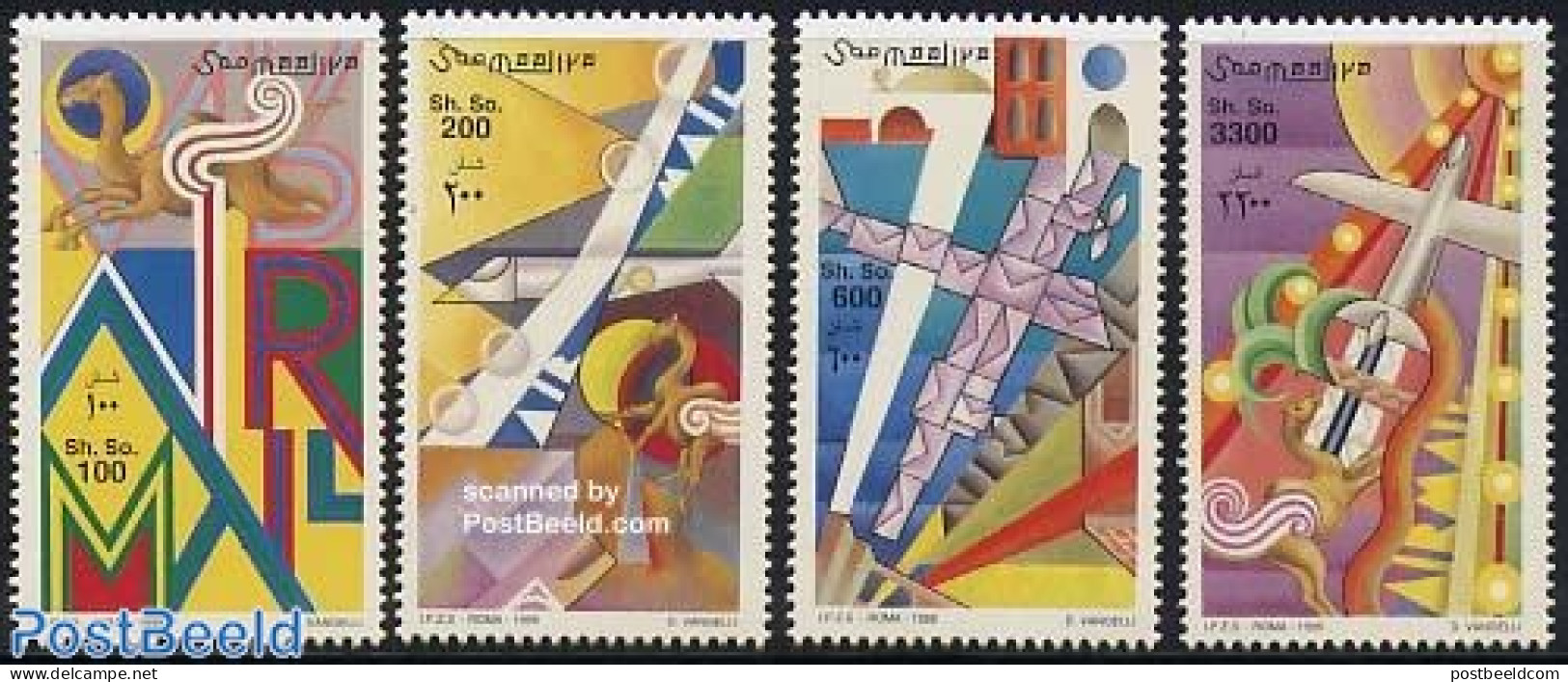 Somalia 1999 Airmail 4v, Mint NH - Somalia (1960-...)