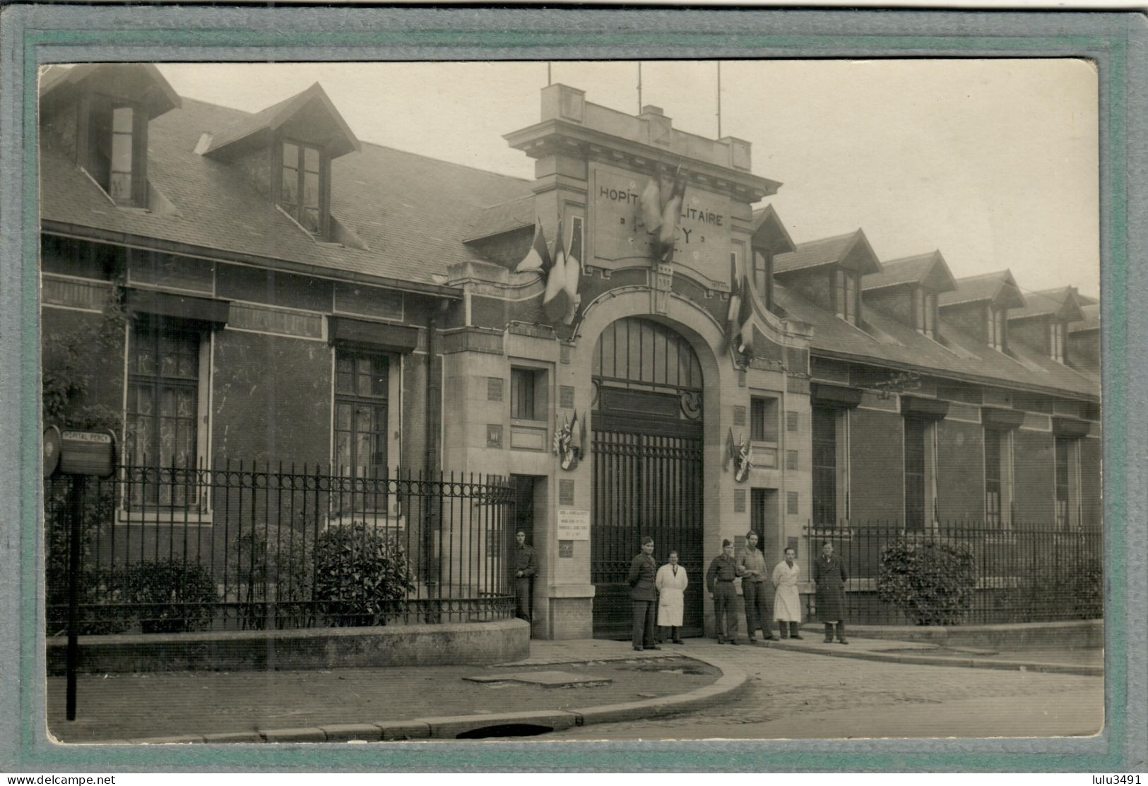 CPA (92) CLAMART - Mots Clés: Hôpital PERCY, Auxiliaire, Complémentaire, Militaire, Temporaire - Carte-Photo - Clamart