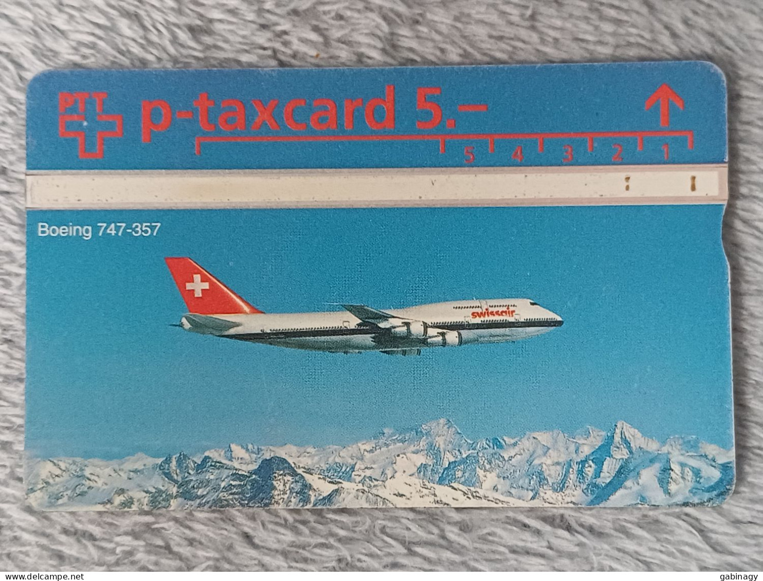 SWITZERLAND - KP-93/135B - Swissair Boeing 747-357 - AIRPLANE - 10.000EX. - Schweiz