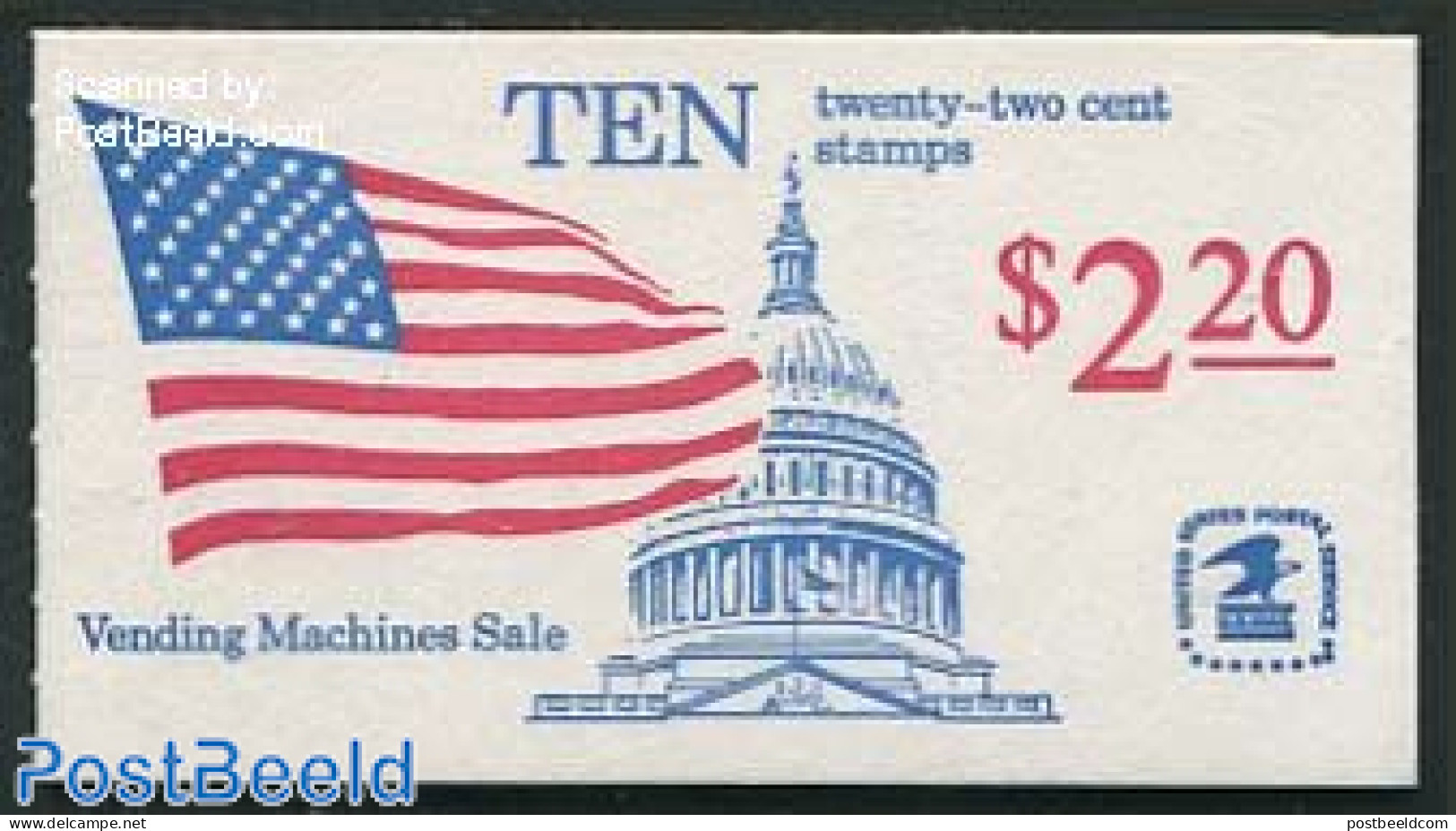 United States Of America 1985 Definitives Booklet (with 10 Stamps), Mint NH, Stamp Booklets - Nuevos