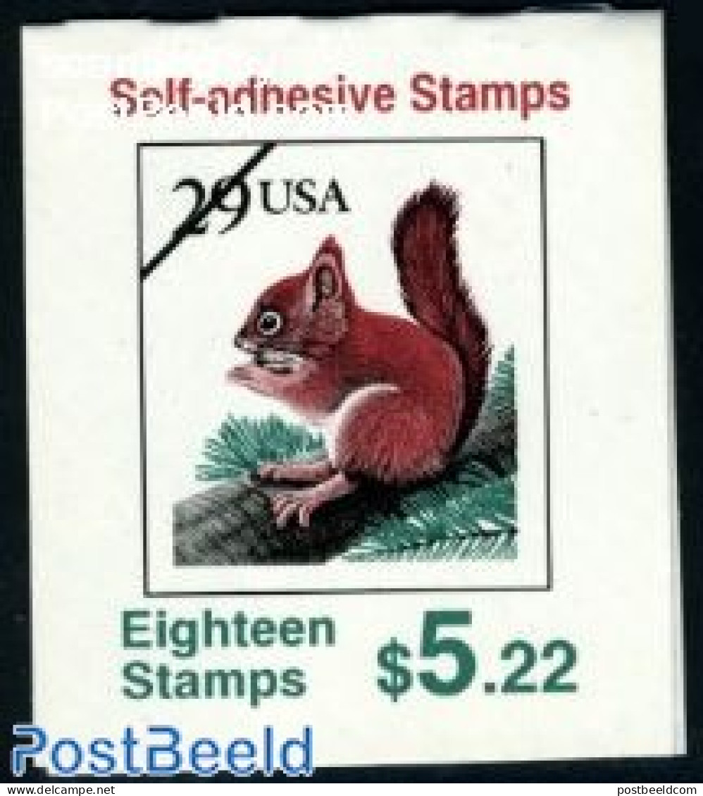United States Of America 1993 Definitive Booklet, Mint NH, Nature - Animals (others & Mixed) - Stamp Booklets - Nuevos