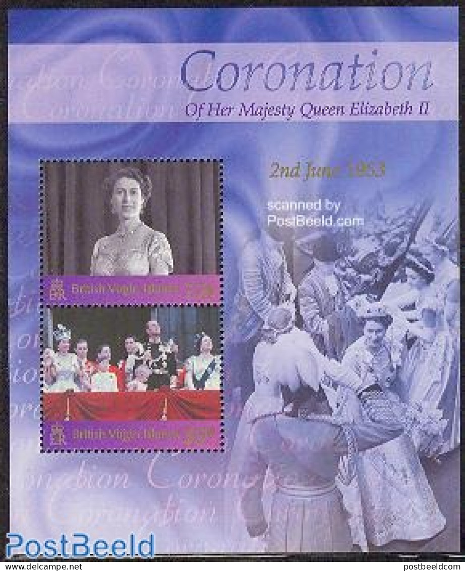 Virgin Islands 2003 Coronation S/s, Mint NH, History - Kings & Queens (Royalty) - Königshäuser, Adel