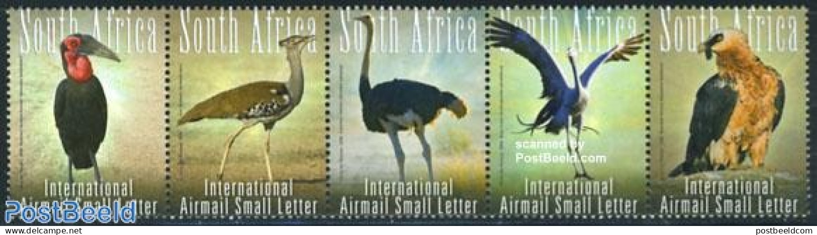 South Africa 2008 Large Birds 5v [::::], Mint NH, Nature - Birds - Birds Of Prey - Neufs