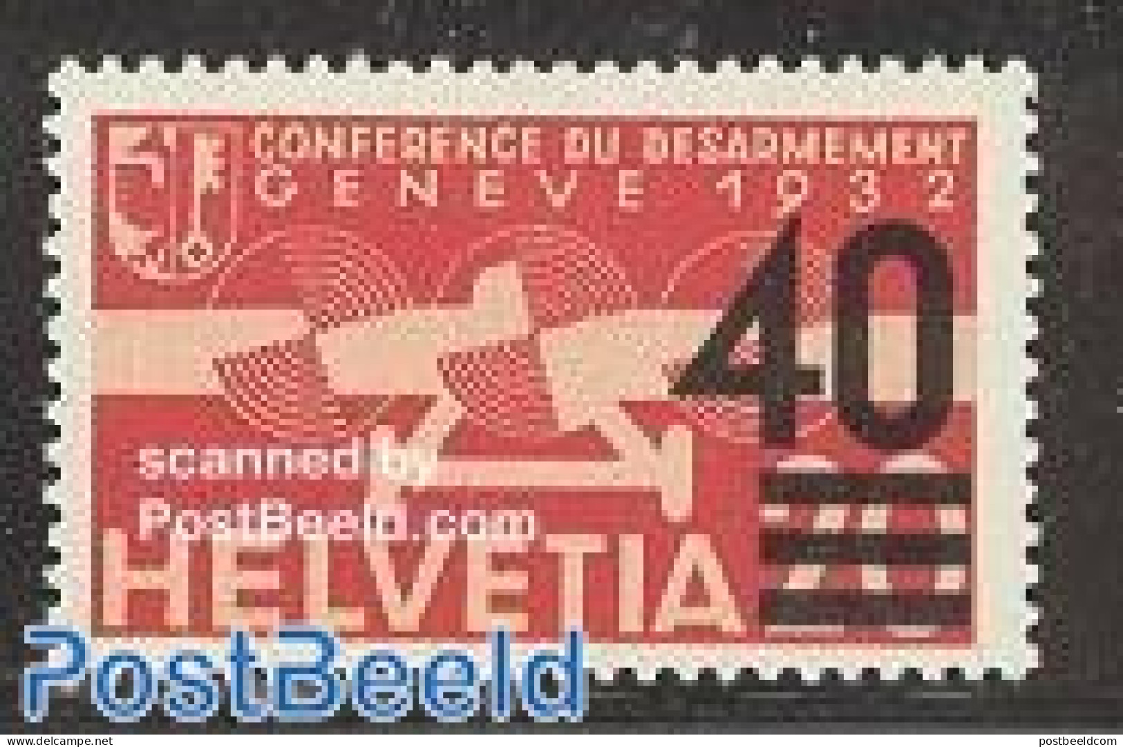 Switzerland 1937 Airmail Overprint 1v, Mint NH, Transport - Aircraft & Aviation - Nuovi