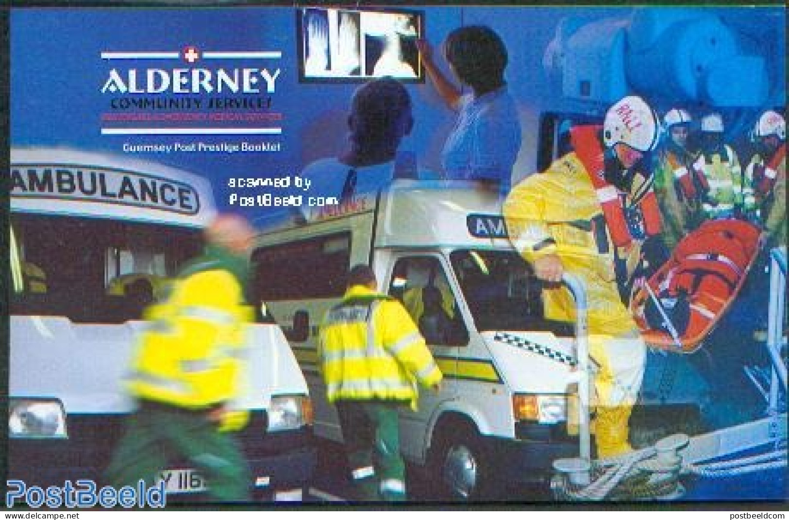 Alderney 2002 Civil Service Booklet, Mint NH, Health - Transport - Health - Stamp Booklets - Automobiles - Aircraft & .. - Unclassified