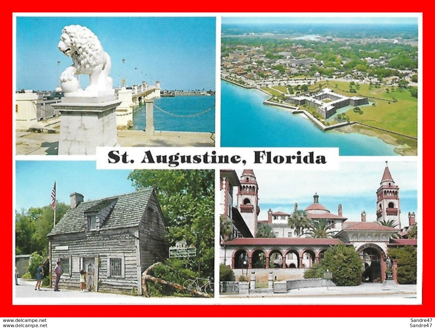 CPSM/gf ST. AUGUSTINE (Etats-Unis)  Multivues..*8914 - St Augustine