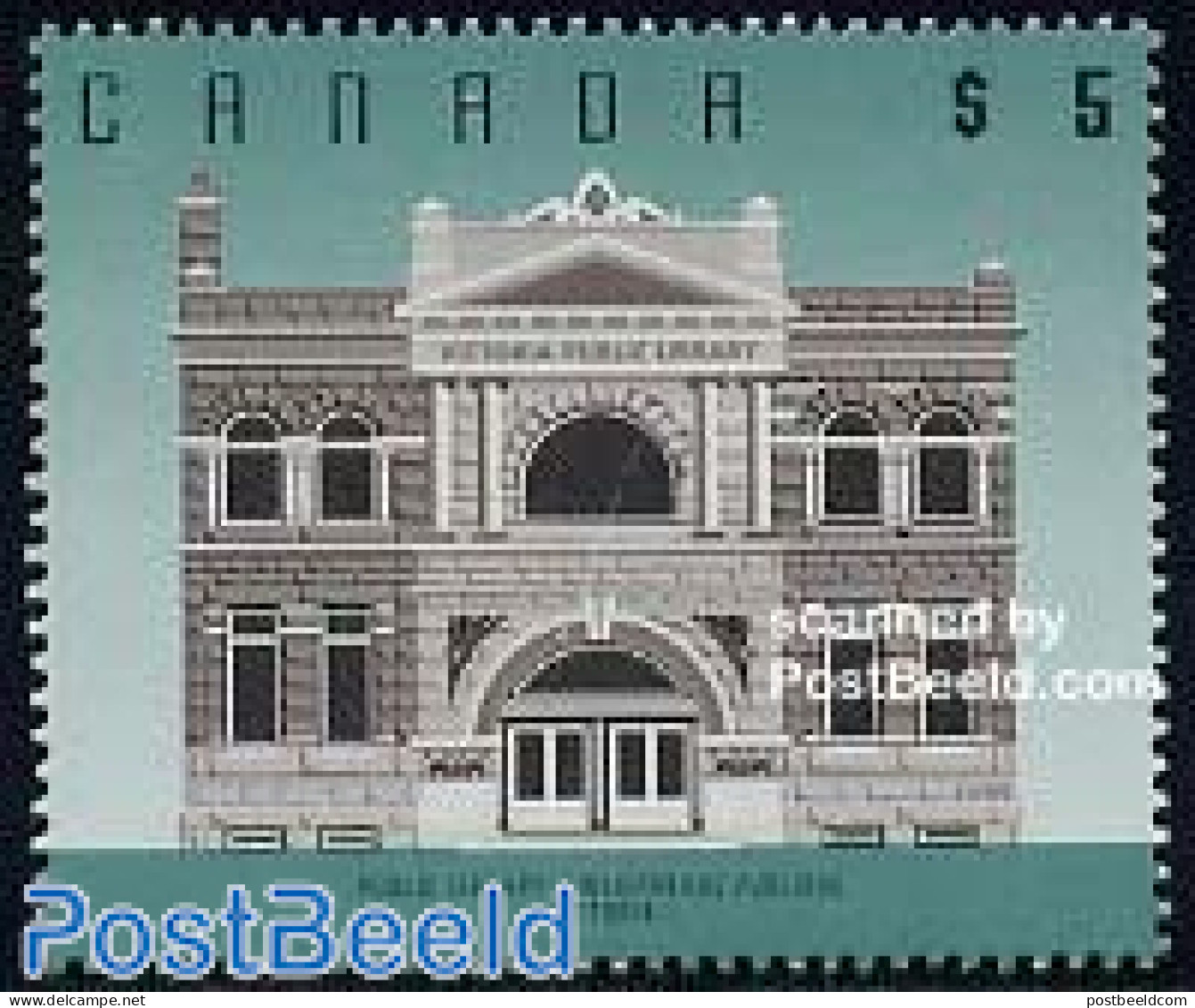 Canada 1996 Public Library 1v, Mint NH, Art - Architecture - Libraries - Neufs