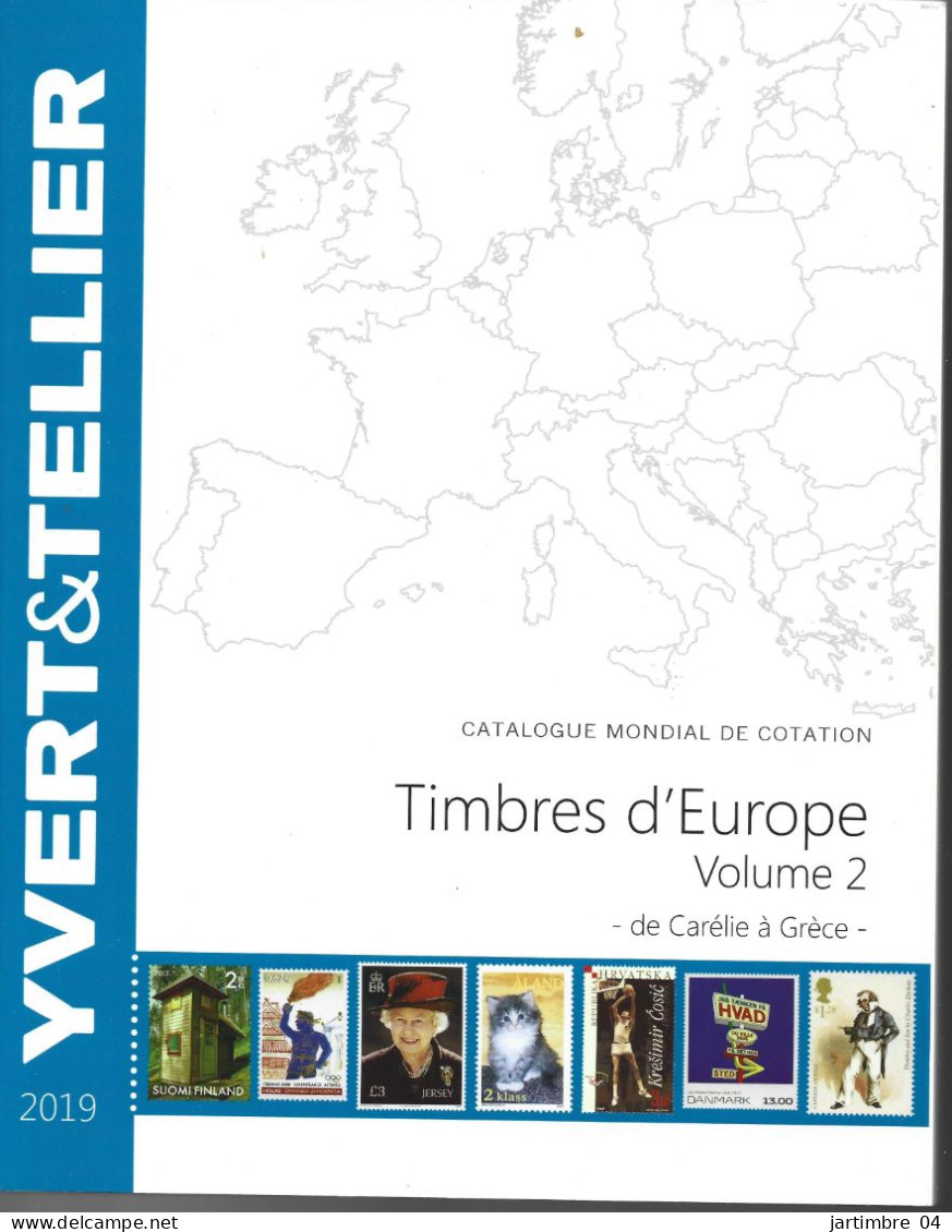 2019 CATALOGUE Yvert Et Tellier Europe Carélie à Grèce ,  Port France : 10.15 - Other & Unclassified