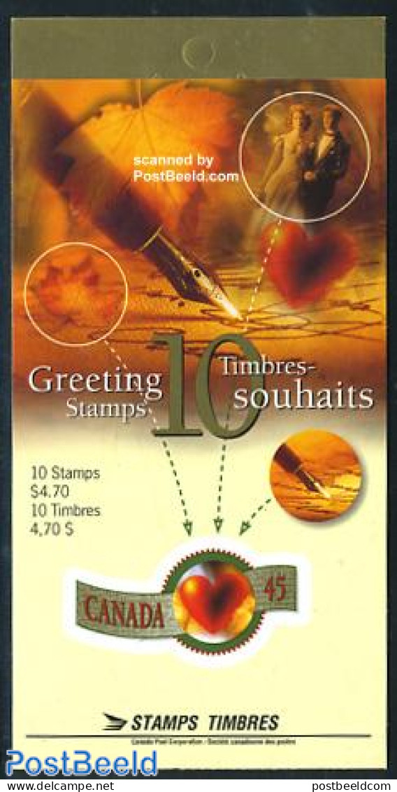 Canada 1995 Greeting Stamps Booklet, Mint NH, Various - Stamp Booklets - Greetings & Wishing Stamps - Ungebraucht