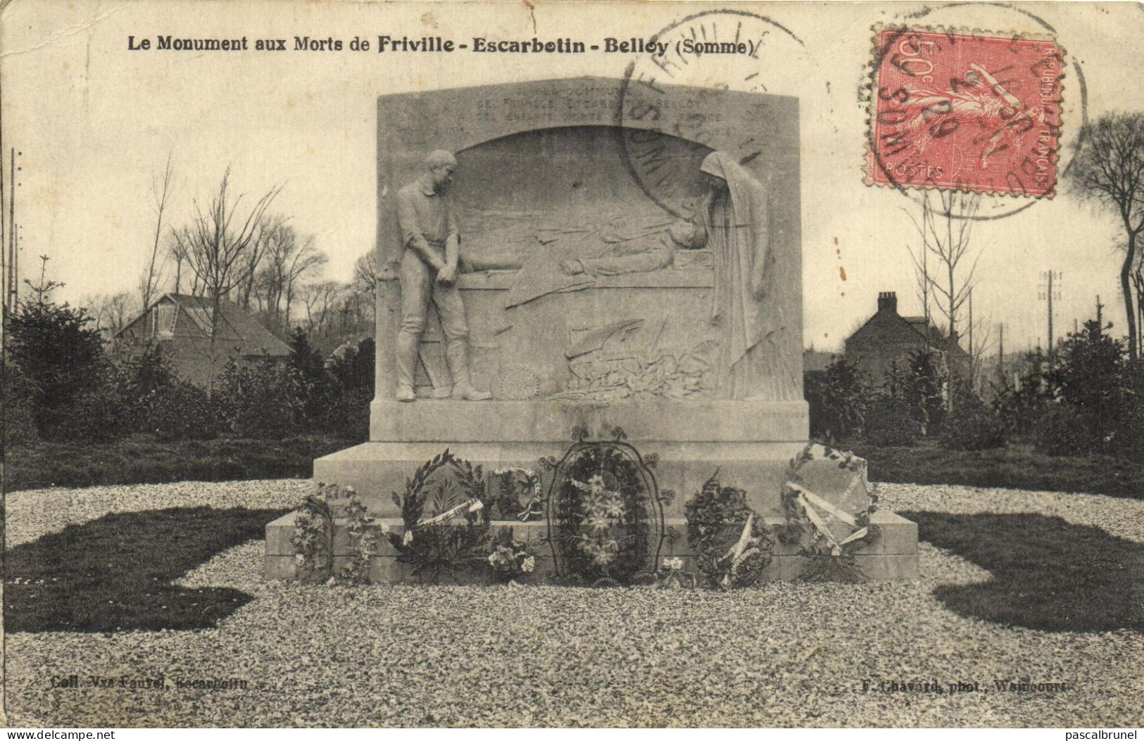FRIVILLE ESCARBOTIN - BELLOY - LE MONUMENT AUX MORTS - Friville Escarbotin