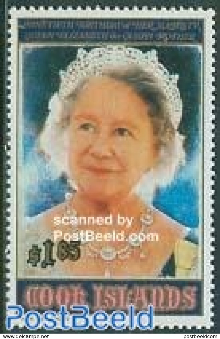 Cook Islands 1990 Queen Mother 1v, Mint NH, History - Kings & Queens (Royalty) - Familias Reales