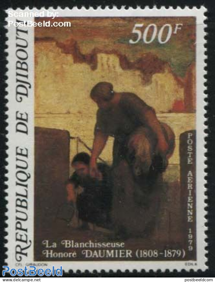 Djibouti 1979 H. Daumier 1v, Mint NH, Art - Modern Art (1850-present) - Paintings - Djibouti (1977-...)