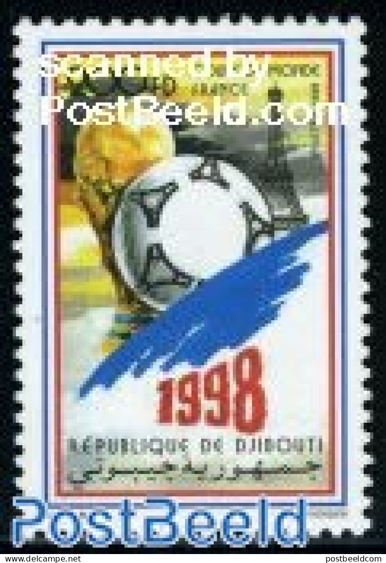 Djibouti 1998 World Cup Football France 1v, Mint NH, Sport - Various - Football - Globes - Geographie