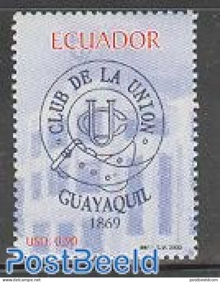 Ecuador 2002 Club De La Union 1v, Mint NH - Ecuador