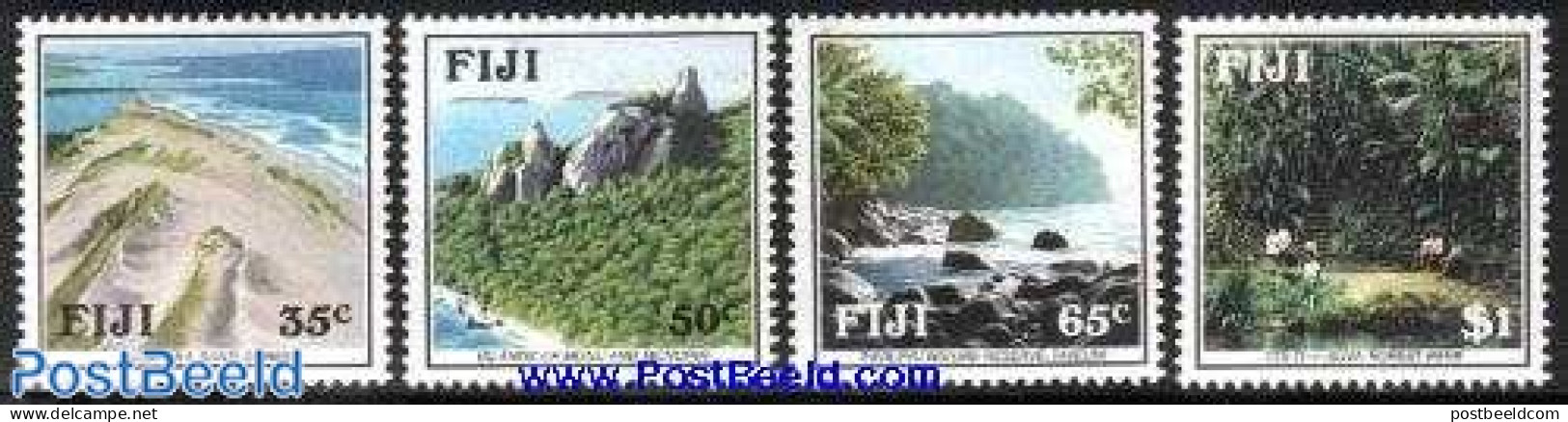 Fiji 1991 Nature 4v, Mint NH, Nature - Various - National Parks - Tourism - Natuur