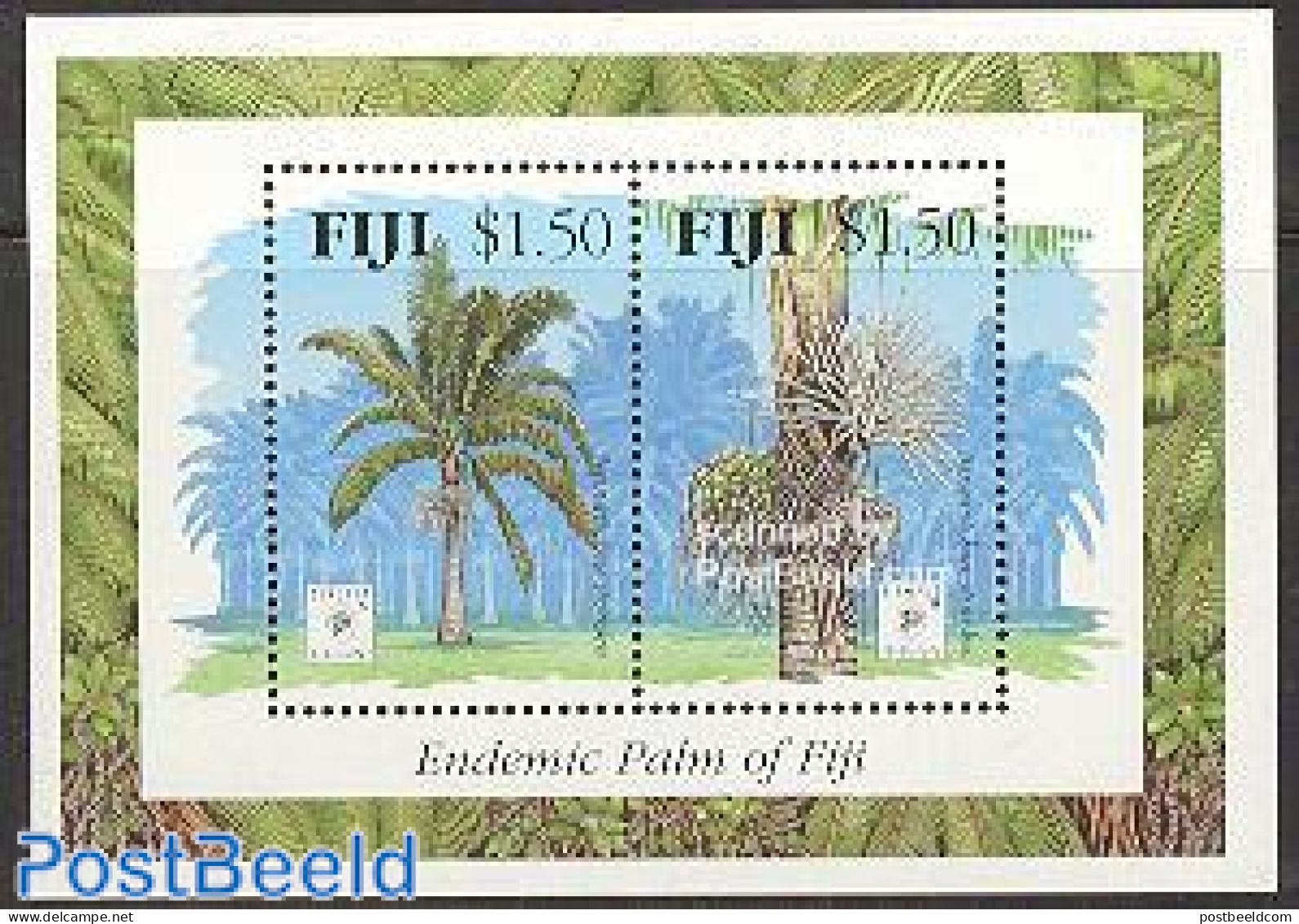 Fiji 1994 Singpex S/s, Mint NH, Nature - Trees & Forests - Rotary Club