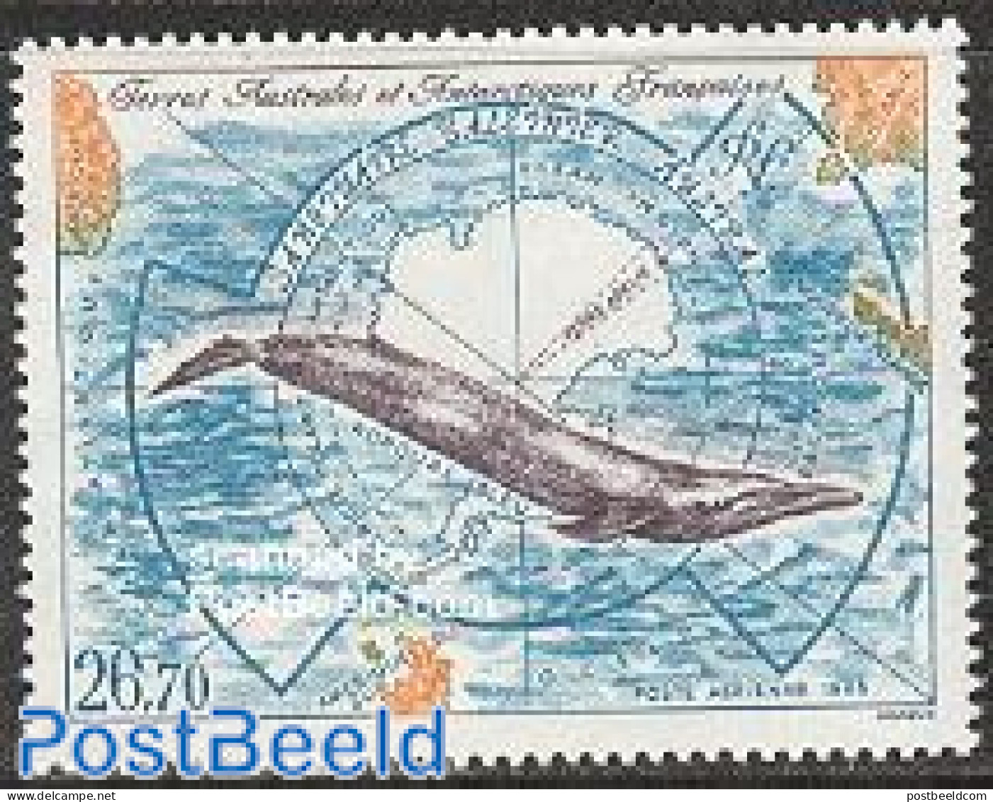 French Antarctic Territory 1996 Whale Protection 1v, Mint NH, Nature - Science - Various - Sea Mammals - The Arctic & .. - Nuevos