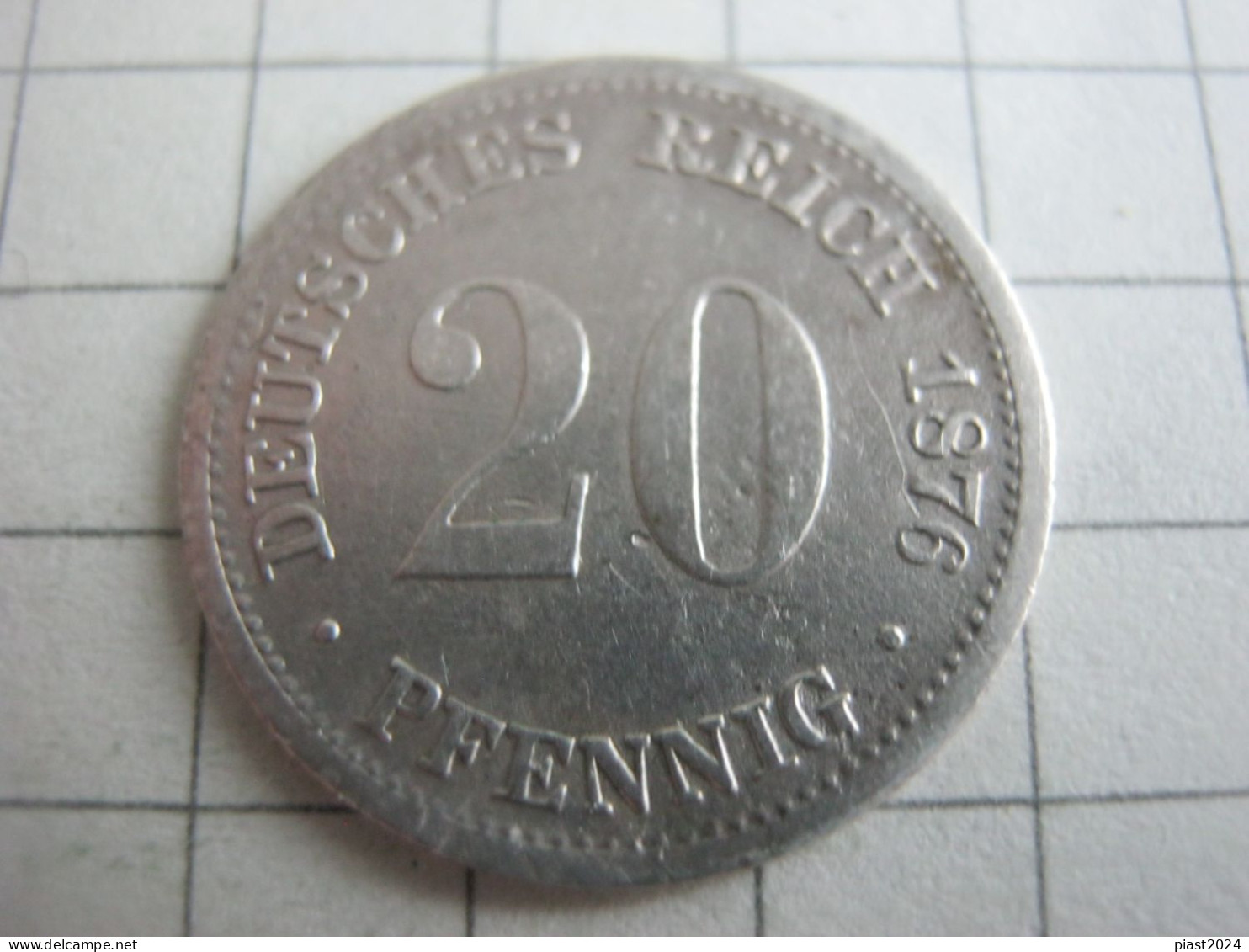 Germany 20 Pfennig 1876 F - 20 Pfennig