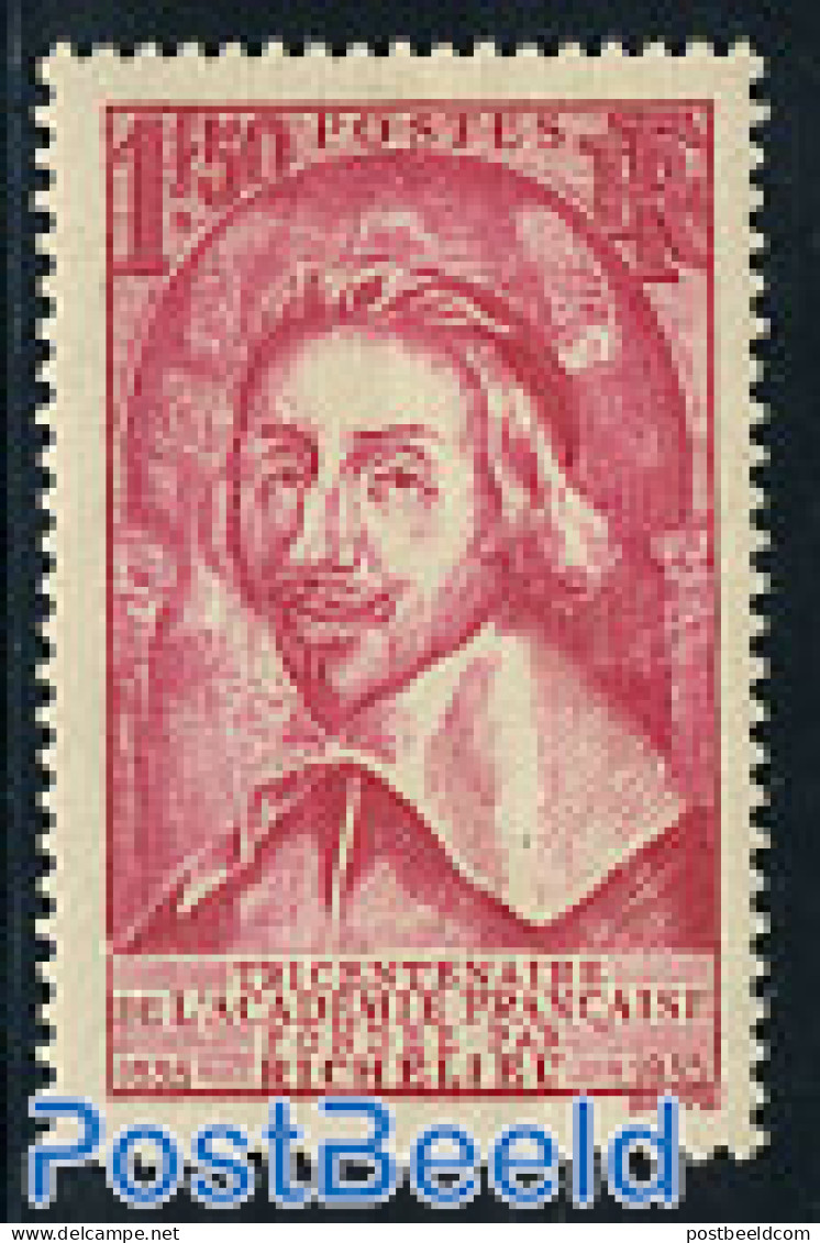 France 1935 Richelieu 1v, Unused (hinged), Religion - Science - Religion - Education - Unused Stamps