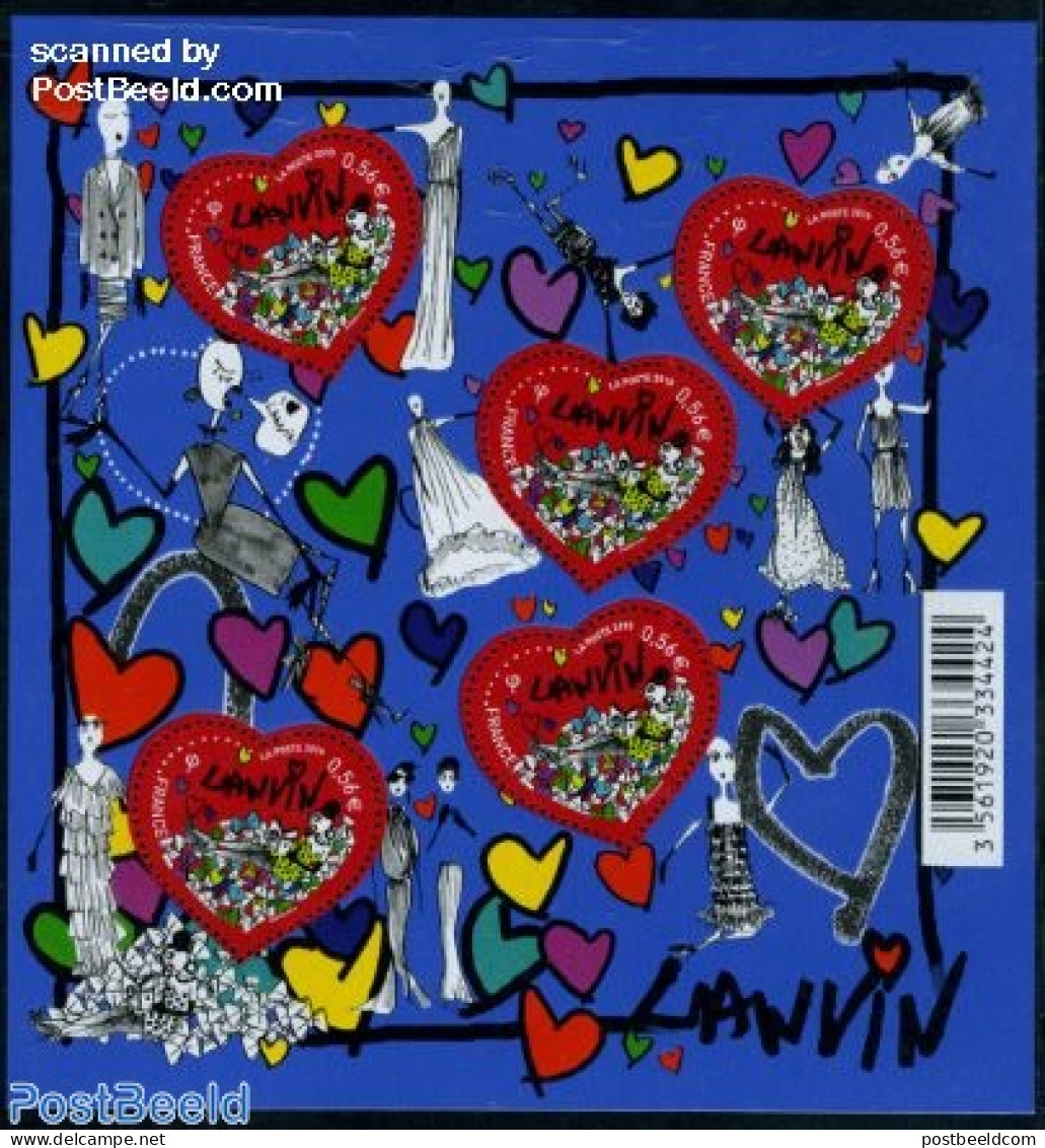 France 2010 Lanvin S/s, Mint NH, Various - Greetings & Wishing Stamps - Neufs