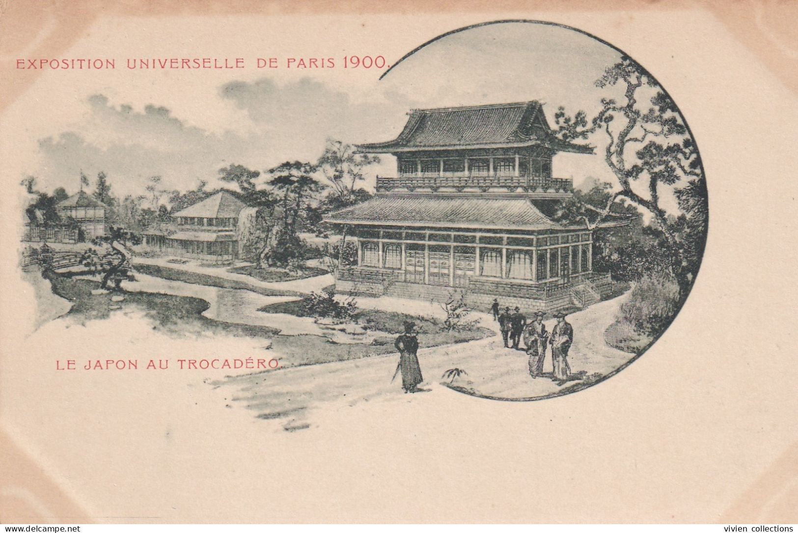 Paris 1900 Exposition Internationale Le Japon Au Trocadéro - Expositions