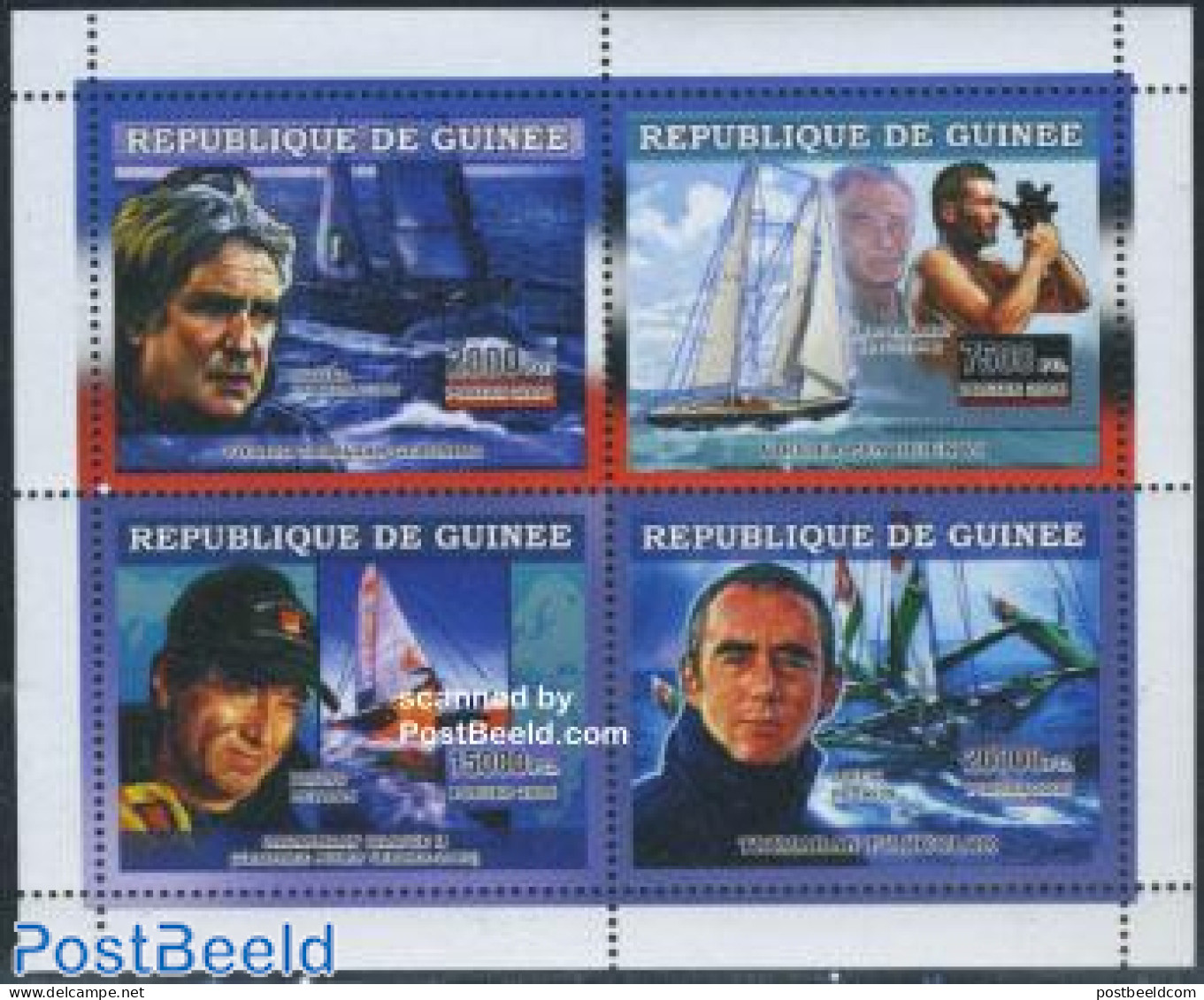 Guinea, Republic 2006 Sailing Championships 4v M/s, Mint NH, Sport - Transport - Sailing - Ships And Boats - Zeilen