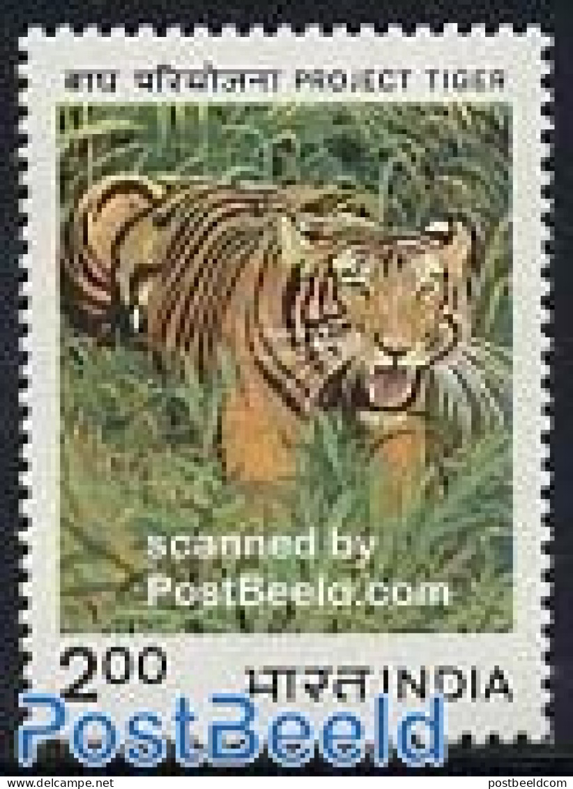 India 1983 Tiger 1v, Mint NH, Nature - Animals (others & Mixed) - Cat Family - Nuovi