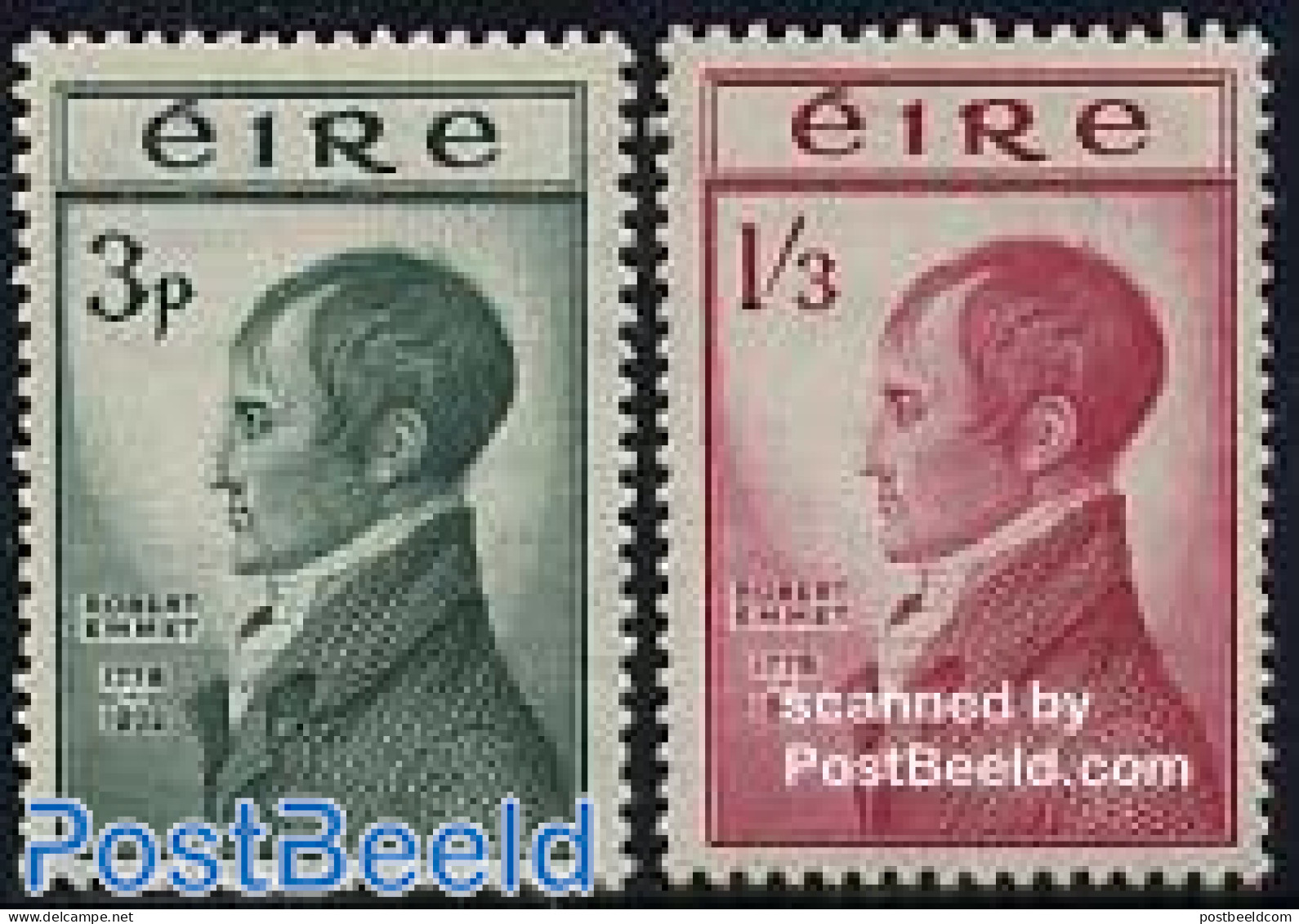 Ireland 1953 Robert Emmel 2v, Mint NH - Unused Stamps