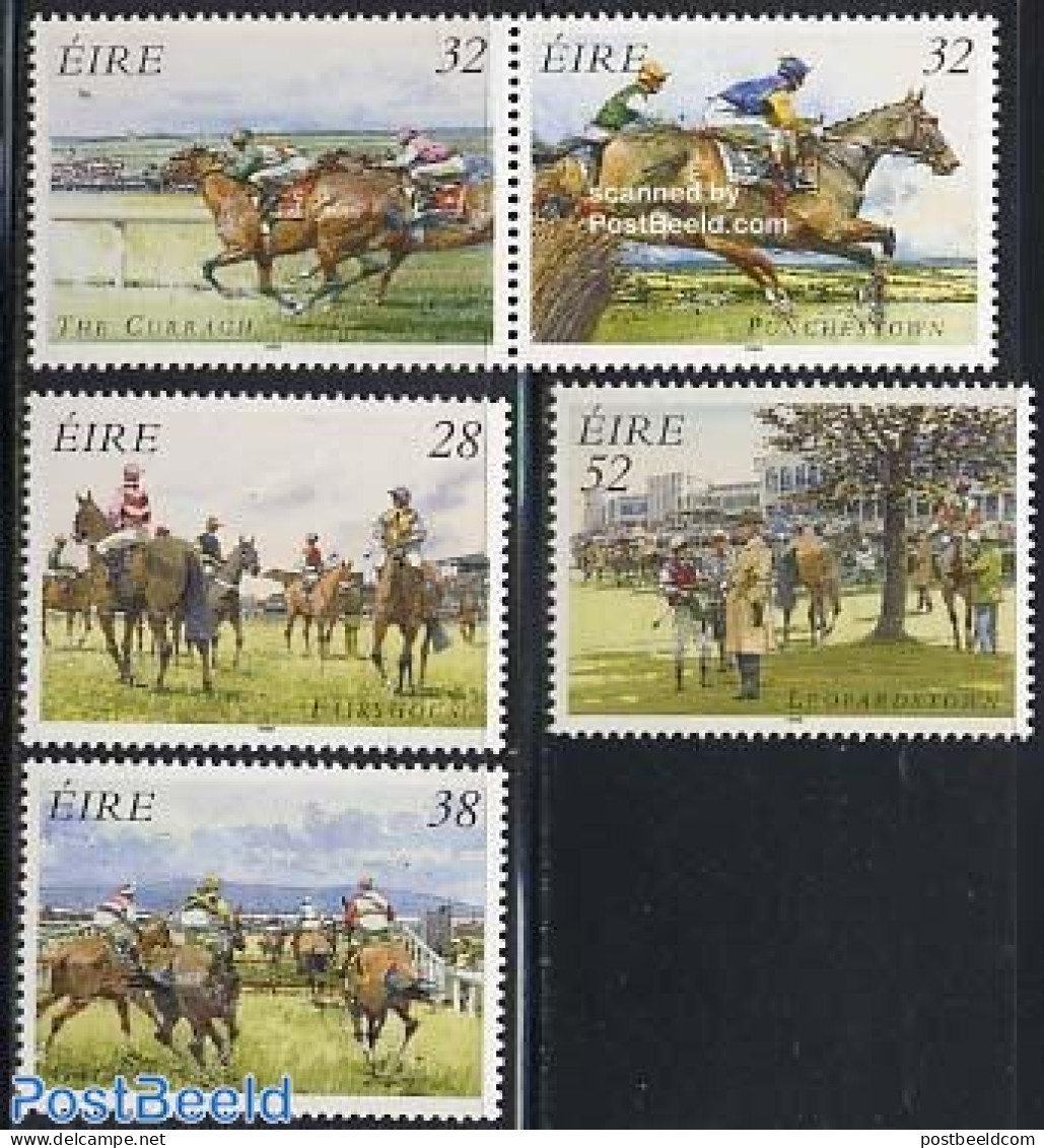Ireland 1996 Horse Races 5v (3v+[:]), Mint NH, Nature - Sport - Horses - Sport (other And Mixed) - Nuovi