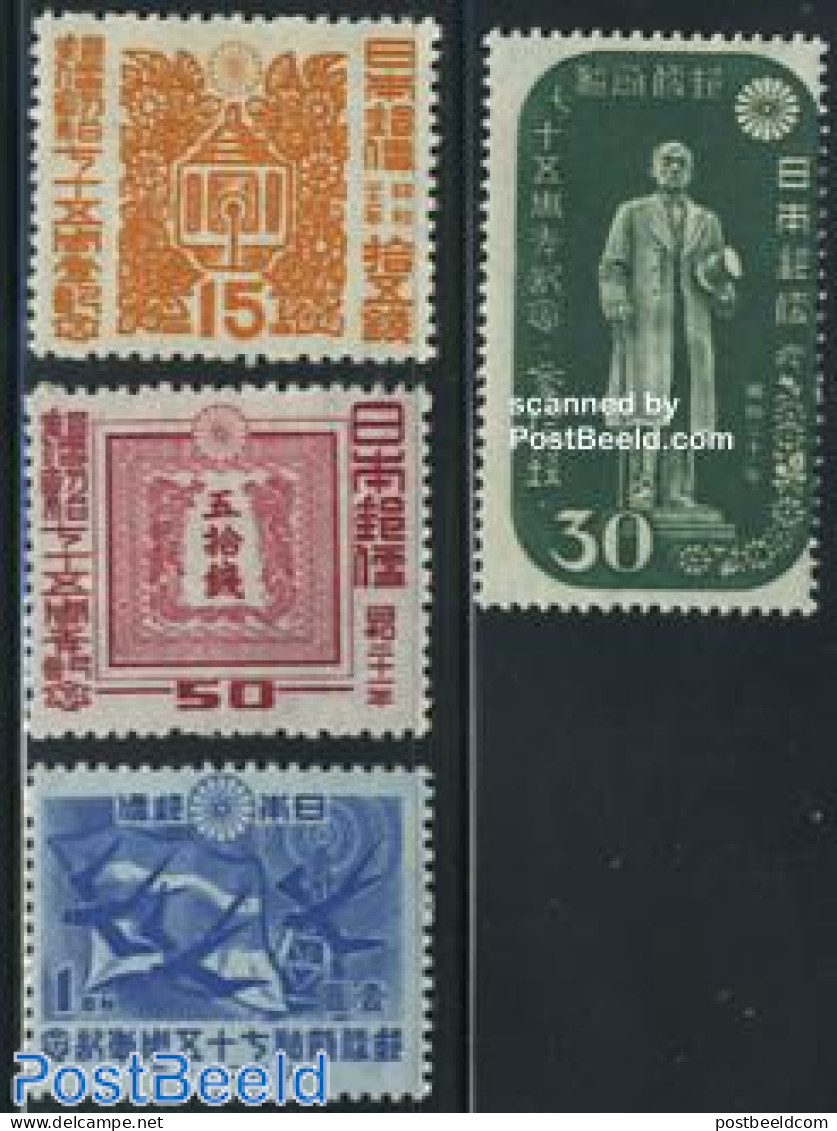 Japan 1946 Postal Service 4v, Mint NH, Post - Stamps On Stamps - Nuevos