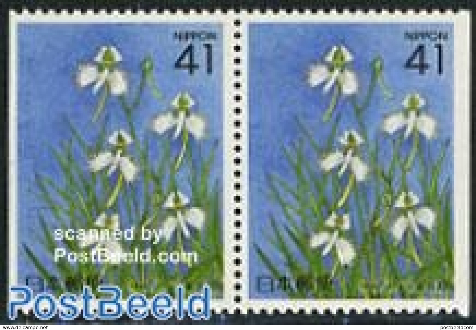 Japan 1991 Tokyo, Flowers Booklet Pair, Mint NH, Nature - Flowers & Plants - Unused Stamps