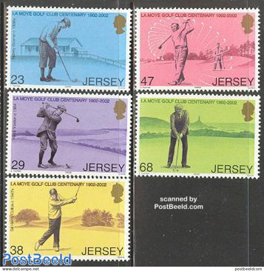 Jersey 2002 Golf Sports 5v, Mint NH, Sport - Golf - Golf