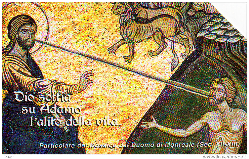 Italia  Mosaici  Golden  1203 Usata - Openbaar Getekend