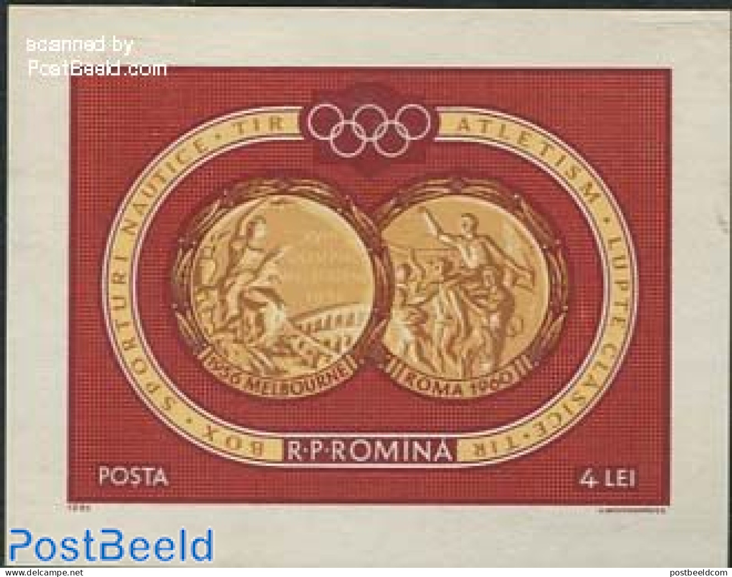 Romania 1961 Olympic Winners S/s, Mint NH, Sport - Olympic Games - Ungebraucht