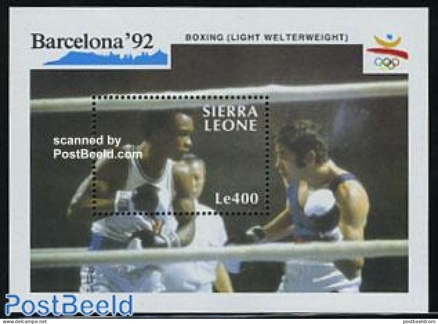 Sierra Leone 1990 Olympic Games, Boxing S/s, Mint NH, Sport - Boxing - Olympic Games - Boxe