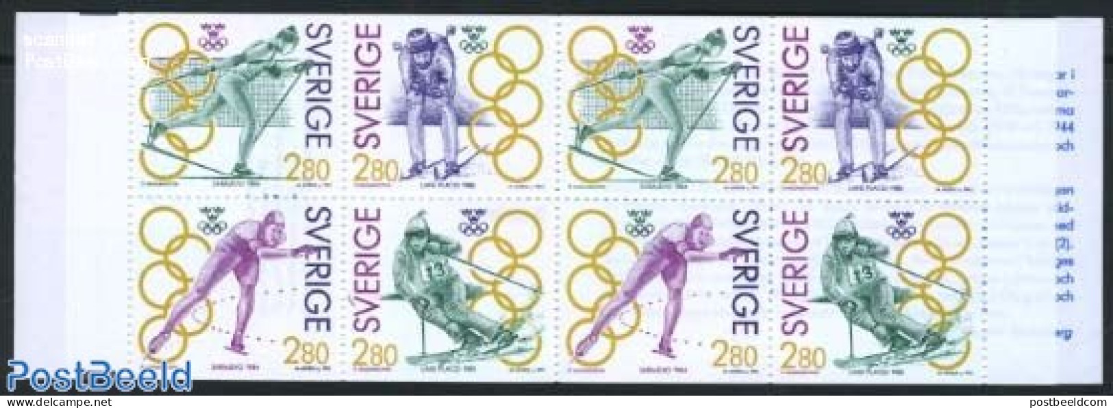 Sweden 1992 Olympic Winners Booklet, Mint NH, Sport - Olympic Winter Games - Stamp Booklets - Ongebruikt