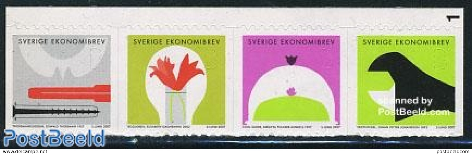 Sweden 2007 Swedish Innovations 4v S-a, Mint NH, Science - Inventors - Art - Industrial Design - Nuovi