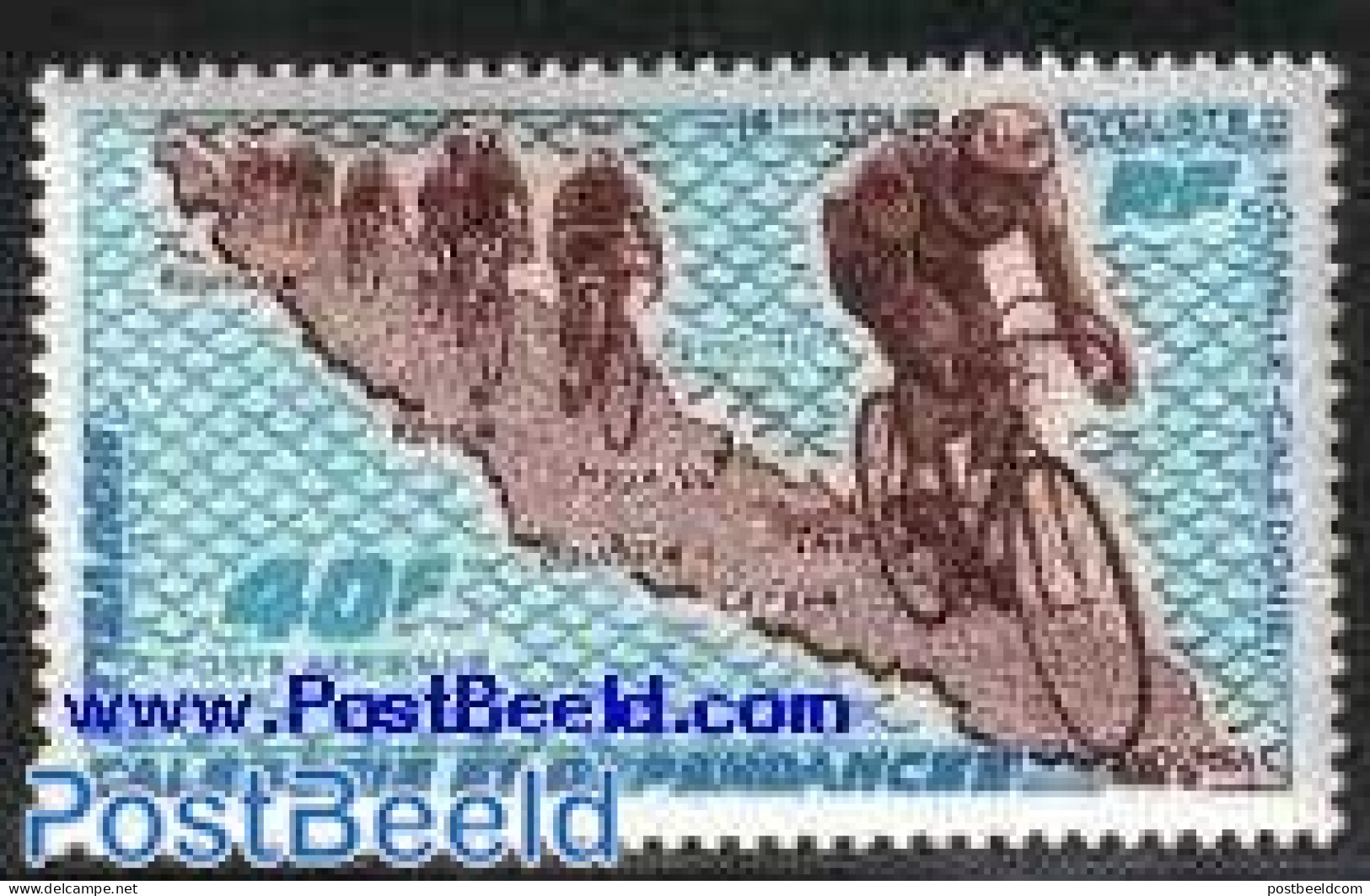 New Caledonia 1970 Cycling Tour 1v, Mint NH, Sport - Various - Cycling - Maps - Neufs