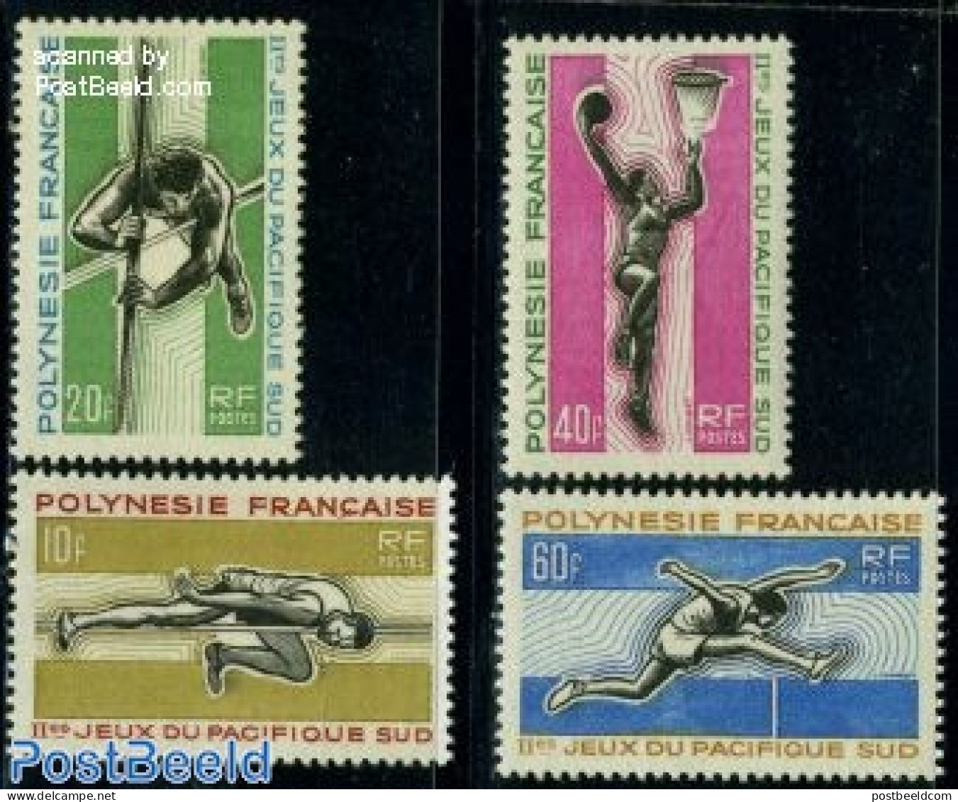 French Polynesia 1966 South Pacific Games 4v, Mint NH, Sport - Athletics - Basketball - Sport (other And Mixed) - Nuovi