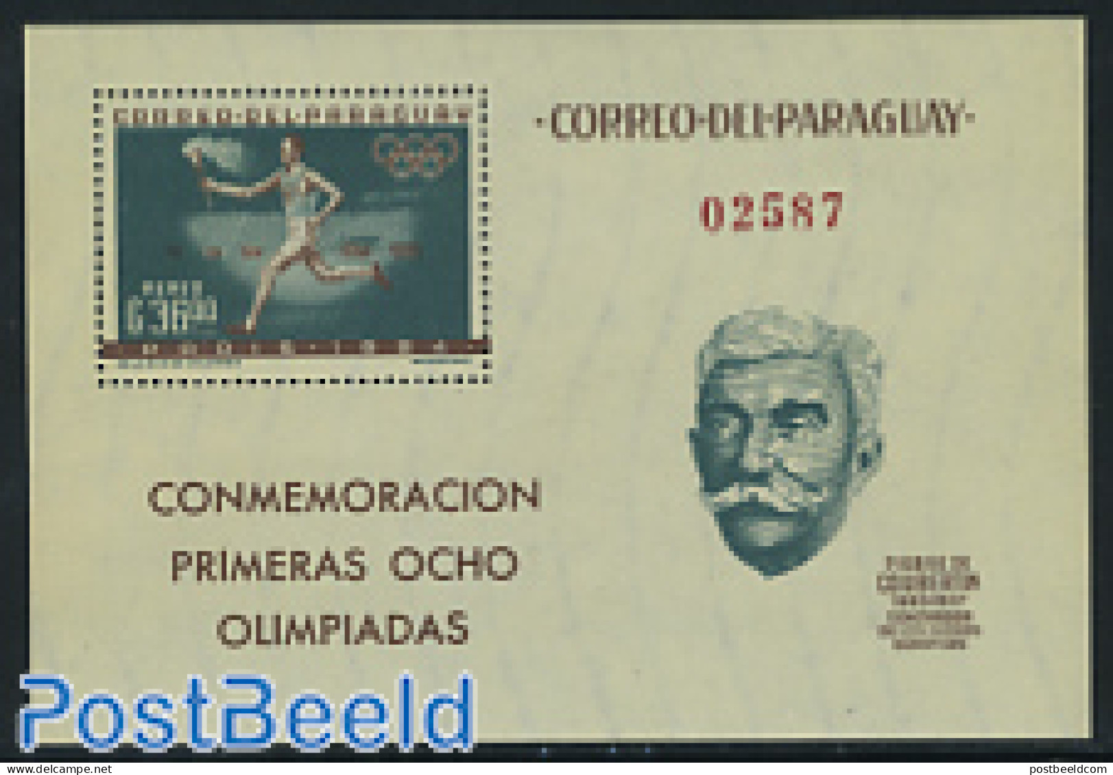 Paraguay 1963 Olympic History S/s, Mint NH, Sport - Olympic Games - Paraguay