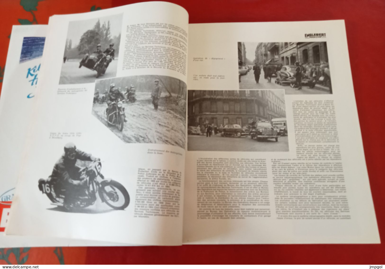 Englebert Magazine n°94 Mars 1958 Général Motors Warren Tourisme Forez Services Techniques police Traversée USA Dauphine