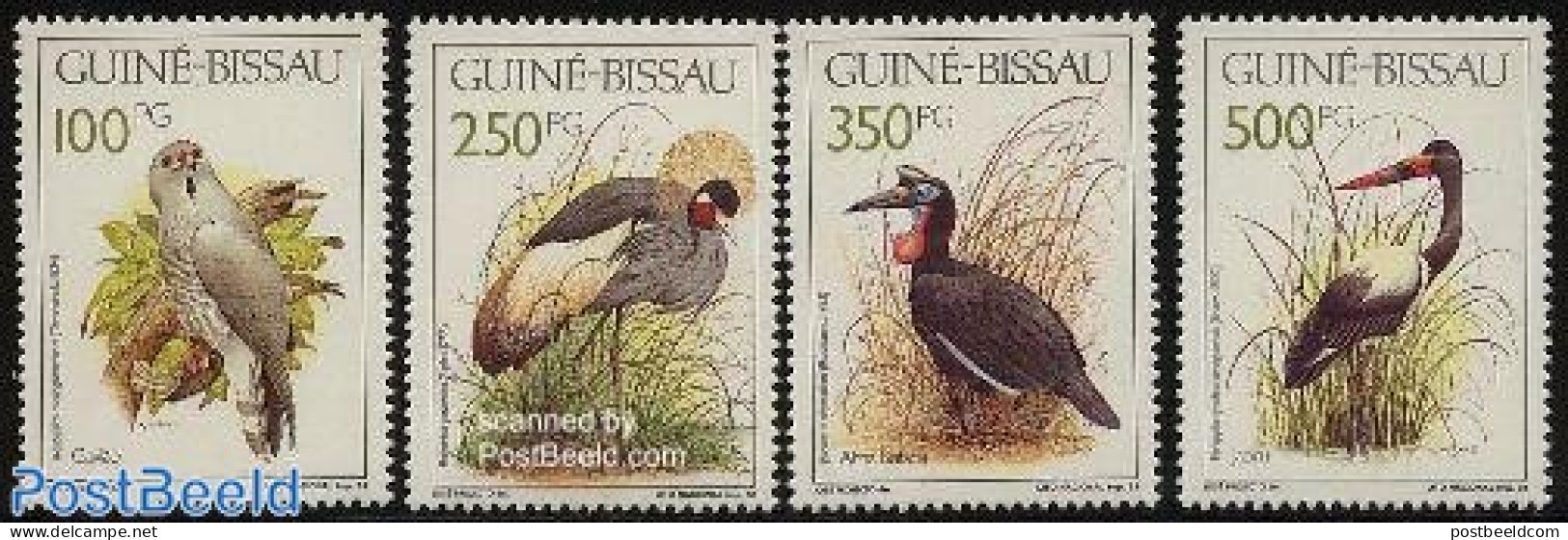 Guinea Bissau 1991 Birds 4v, Mint NH, Nature - Birds - Birds Of Prey - Guinea-Bissau