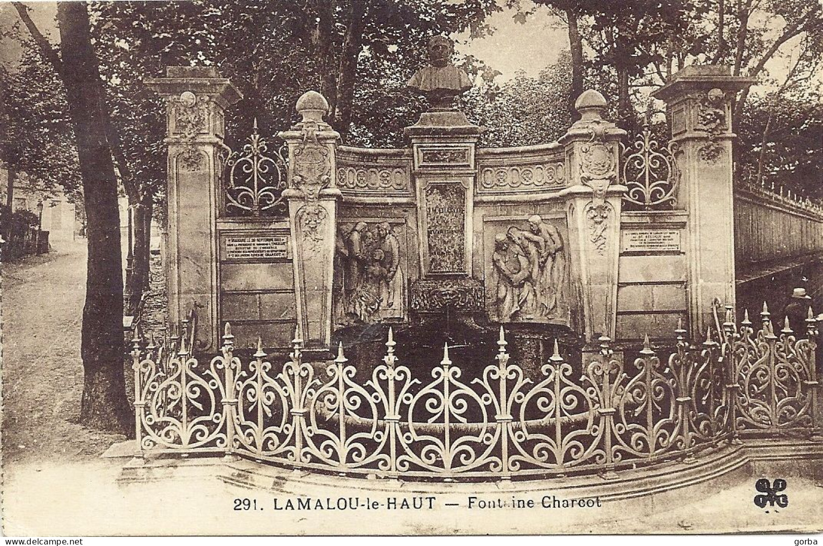 *CPA - 34 - LAMALOU Les BAINS - Fontaine Charcot - Lamalou Les Bains