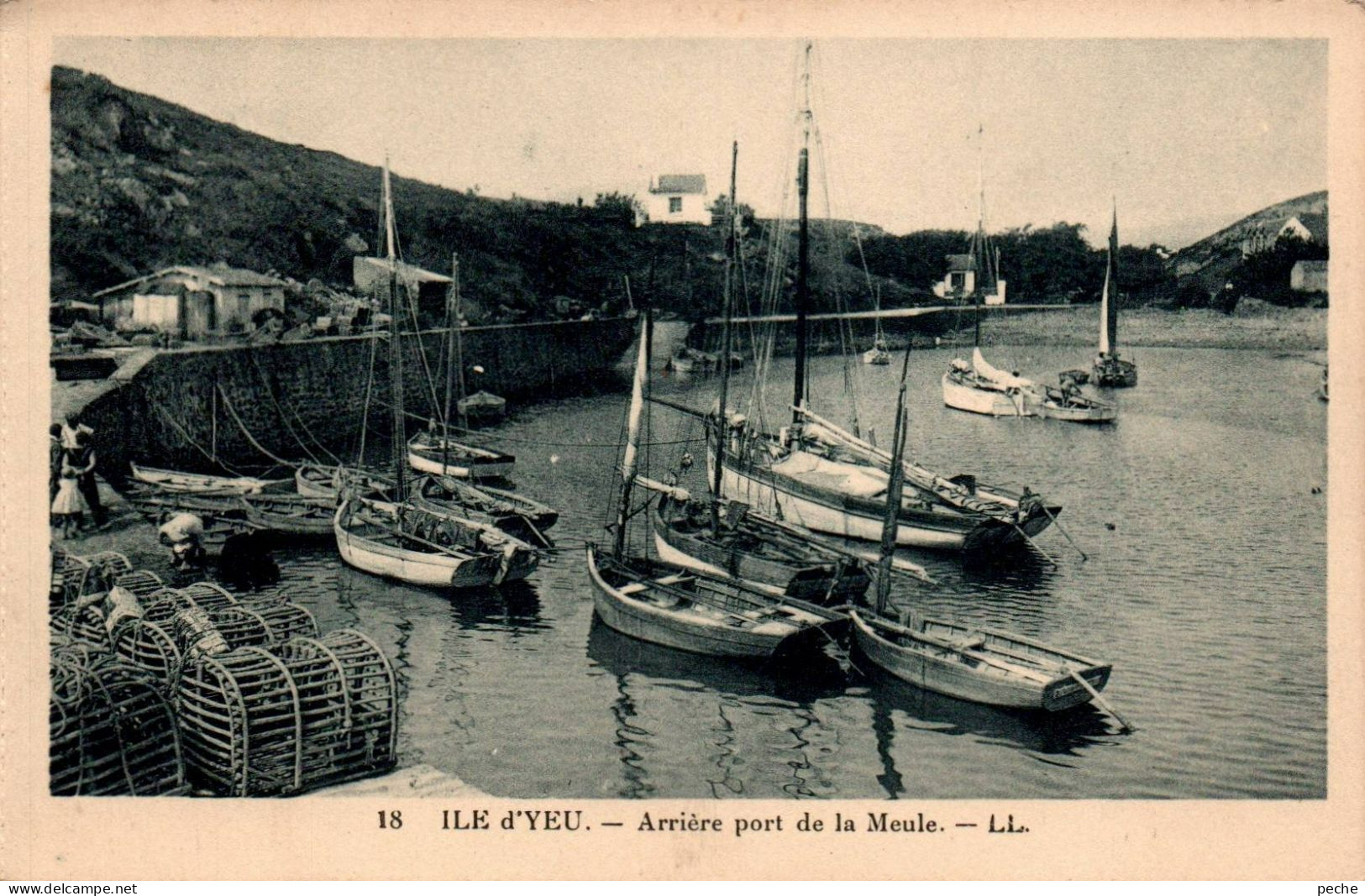 N°1655 W -cpa île D'Yeu -arrière Port De La Meule- - Ile D'Yeu