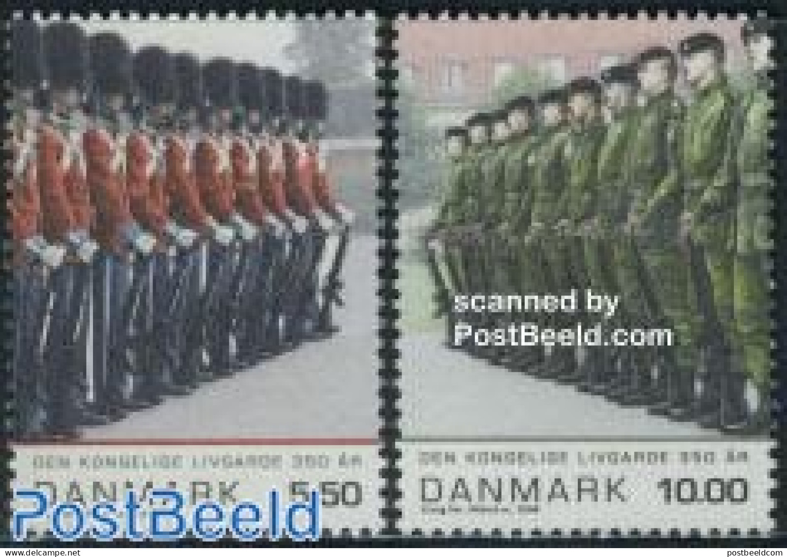 Denmark 2008 Royal Guards 2v, Mint NH, Various - Uniforms - Unused Stamps