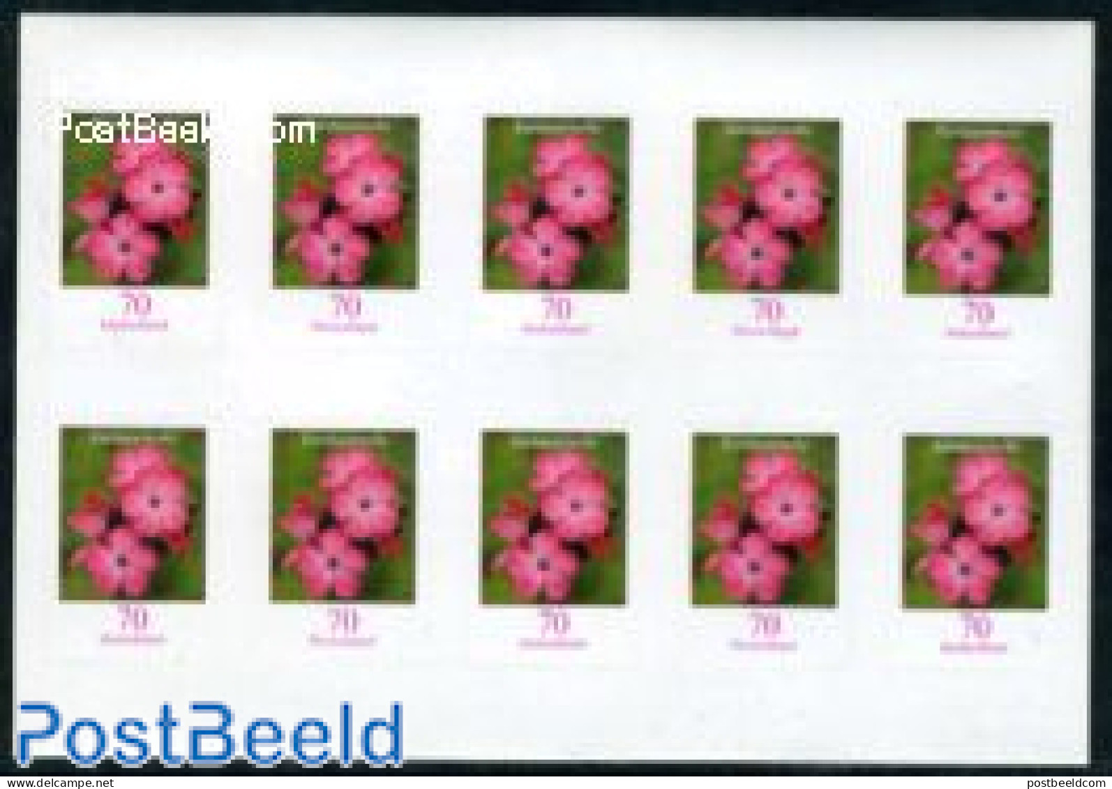 Germany, Federal Republic 2010 Flowers Foil Booklet, Mint NH, Nature - Flowers & Plants - Stamp Booklets - Nuovi