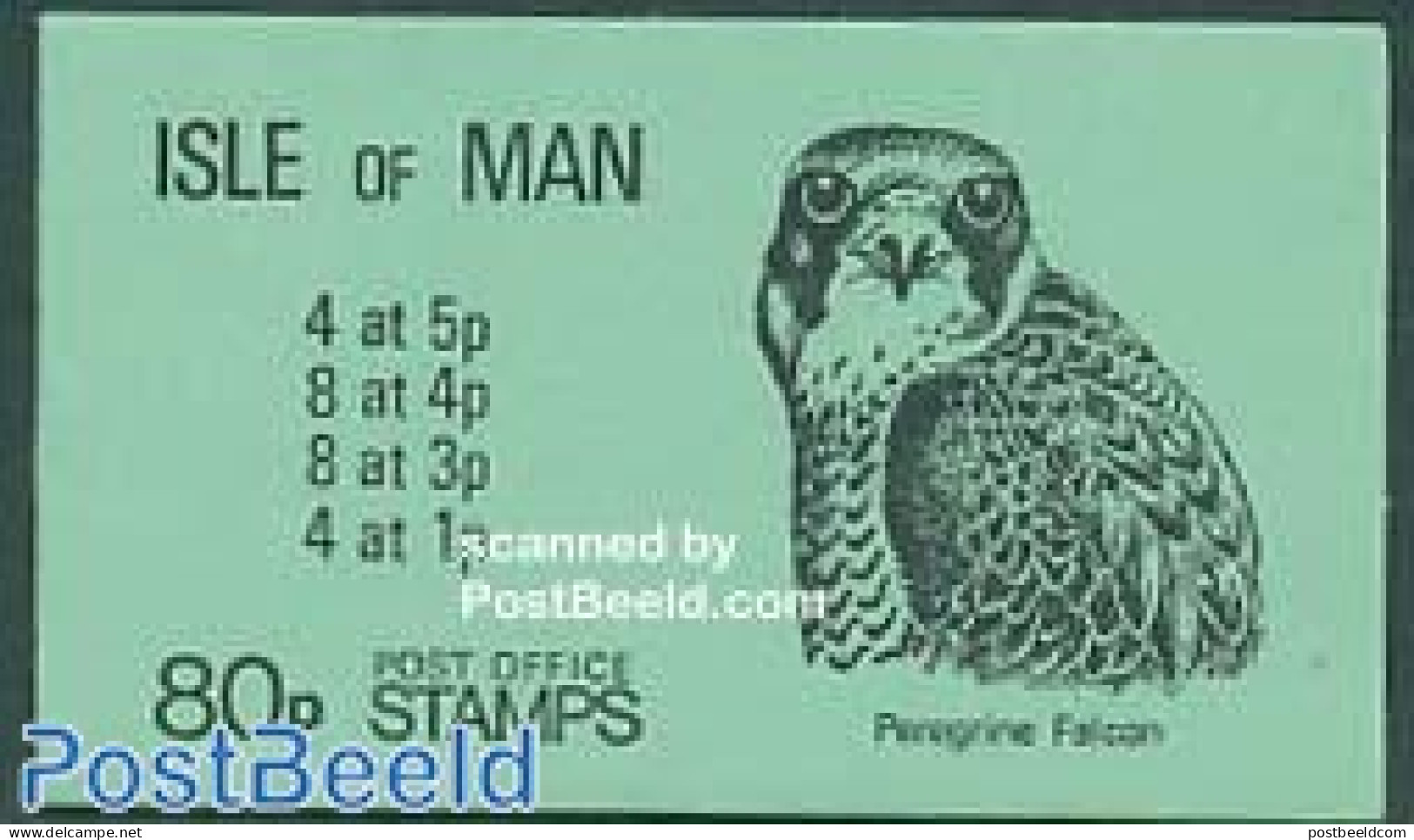 Isle Of Man 1980 Definitives Booklet, Mint NH, History - Nature - Transport - Coat Of Arms - Birds - Birds Of Prey - S.. - Unclassified