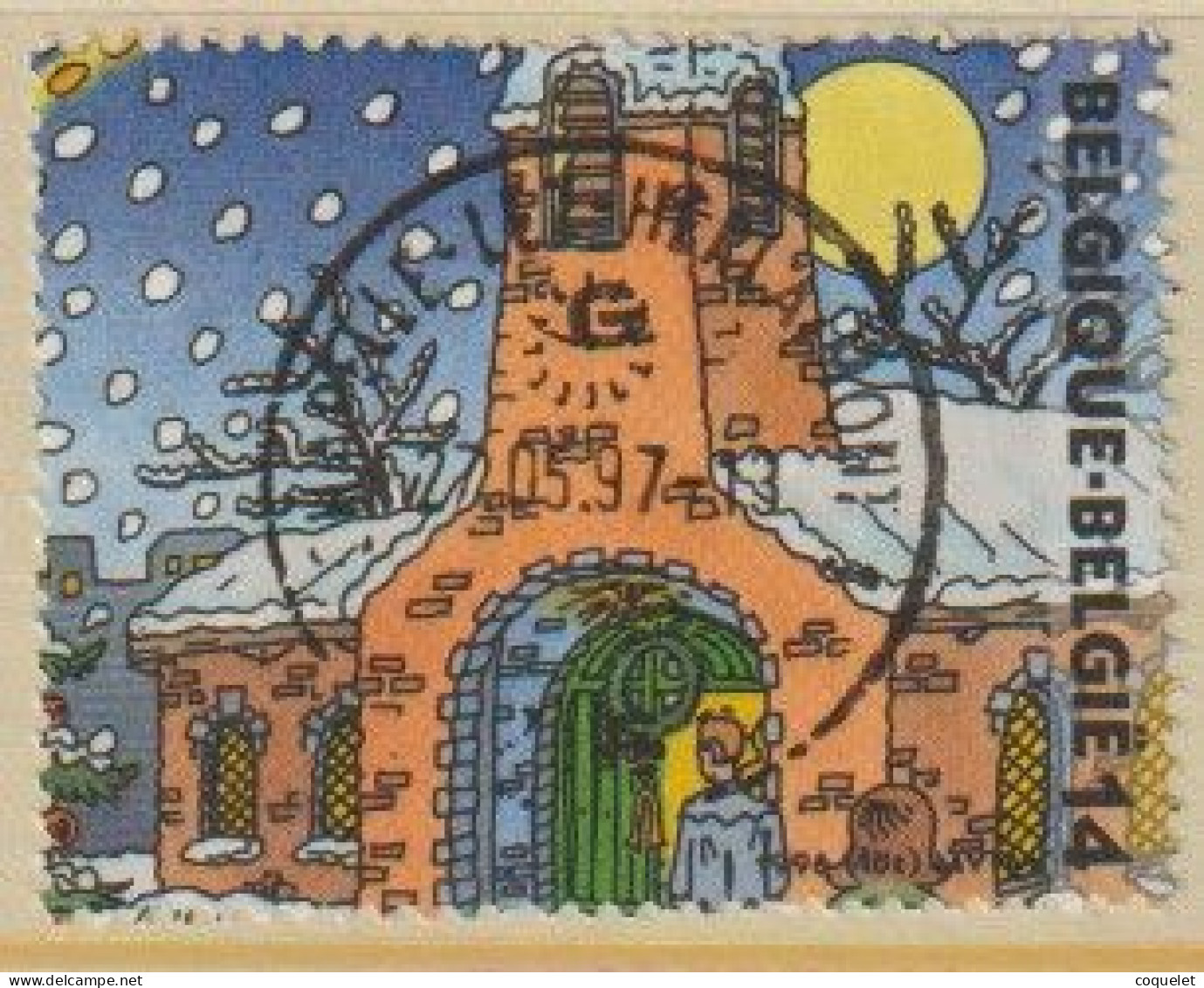 Belgique N° 2673  Obl.  Noel Nouvel An  EGLISE-  Belle Oblitération Centrale - Used Stamps